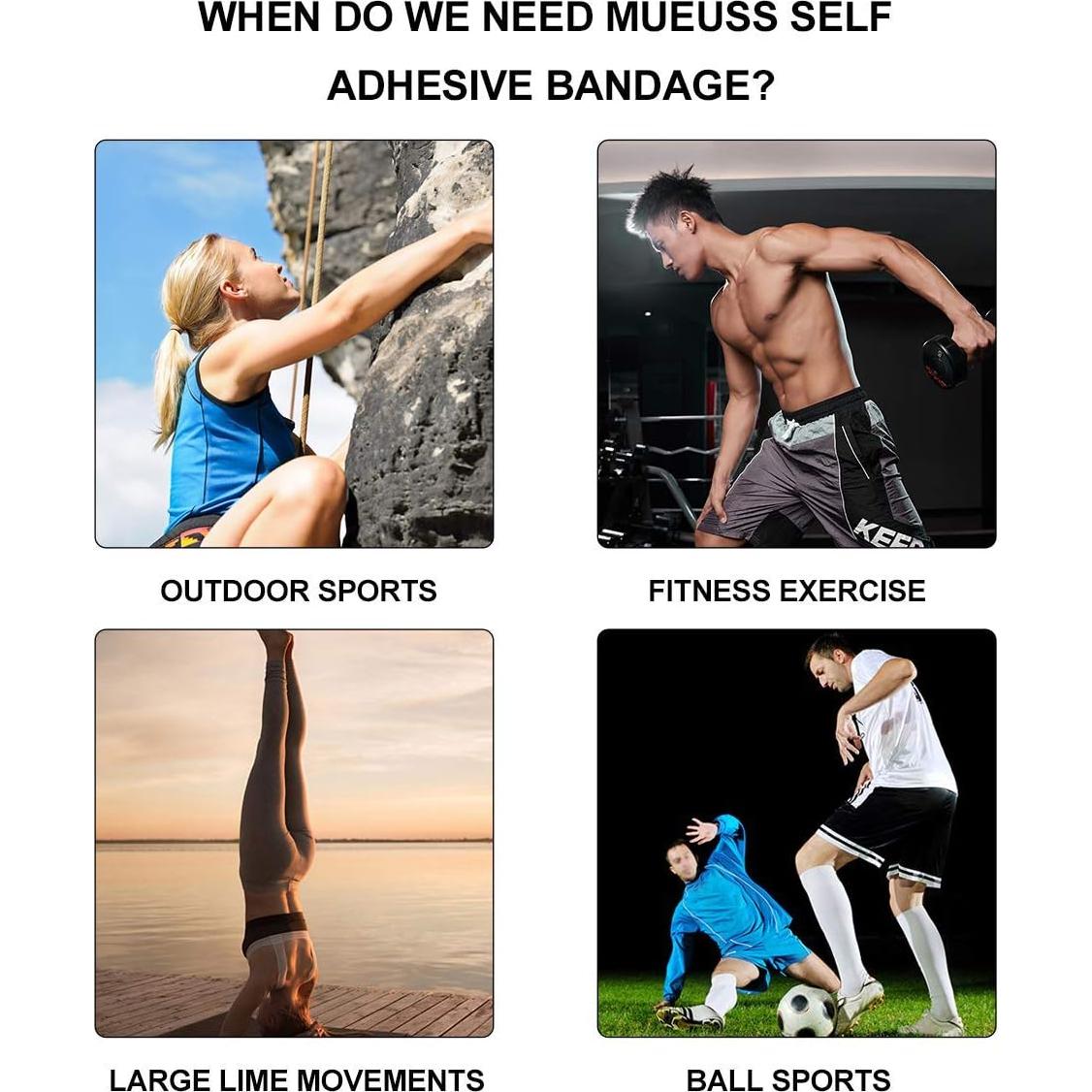 Cinta de Primeros Auxilios MUEUSS para Mascotas 6 Rollos