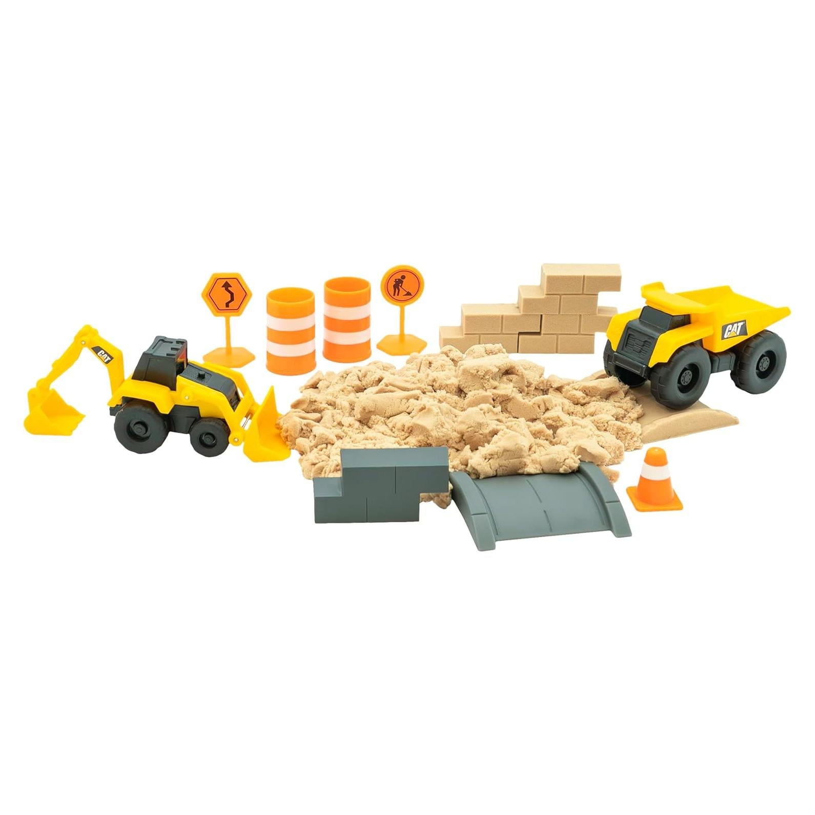 Juego de Construcción CAT Dig N' Build con 283 g de Tierra