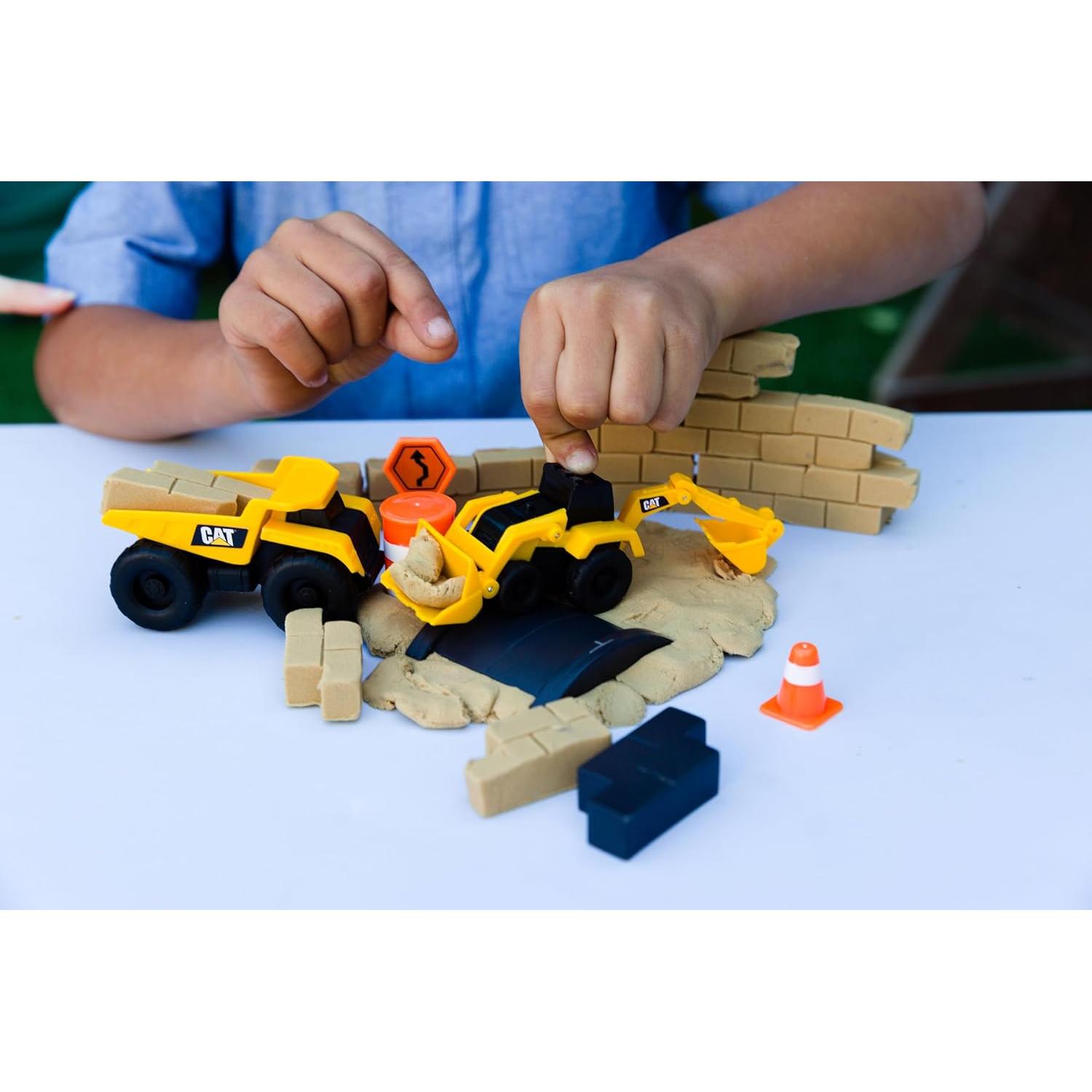 Juego de Construcción CAT Dig N' Build con 283 g de Tierra