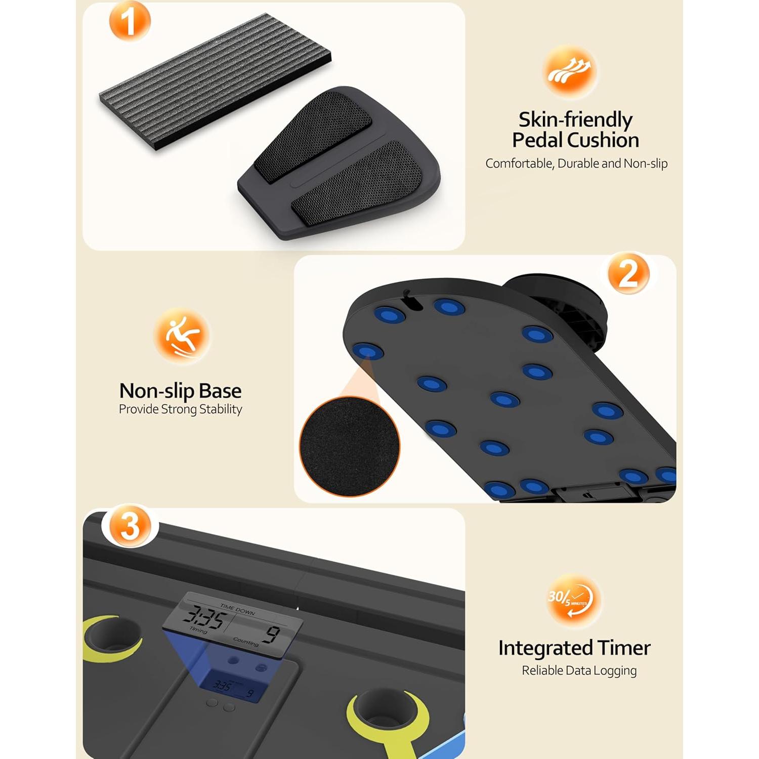 Tabla de Pilates AddWin Plegable 15-en-1 para Ejercicio en Casa