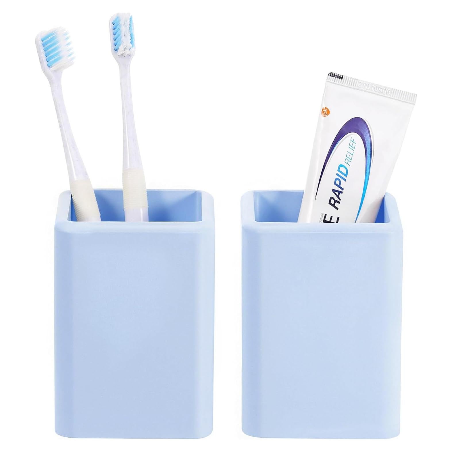 Soporte para Cepillos de Dientes Luxspire 2 PCS Diatomita Azul