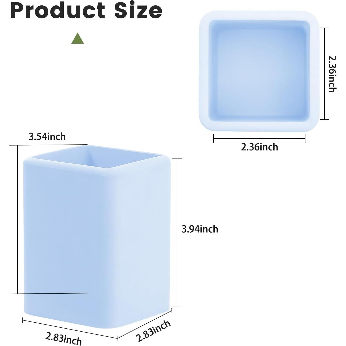 Soporte para Cepillos de Dientes Luxspire 2 PCS Diatomita Azul