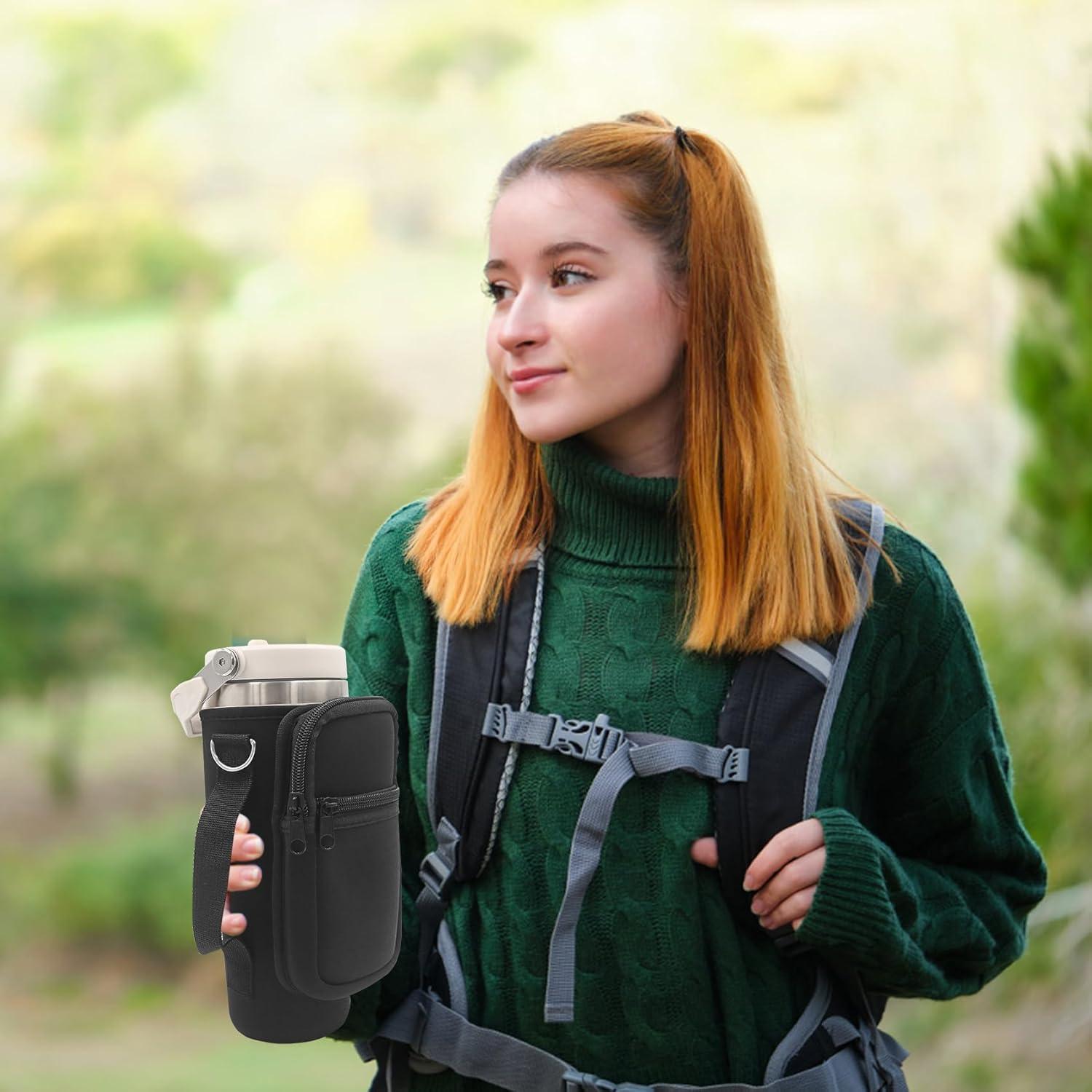 Funda Neopreno Stanley IceFlow 30oz con Correa Ajustable