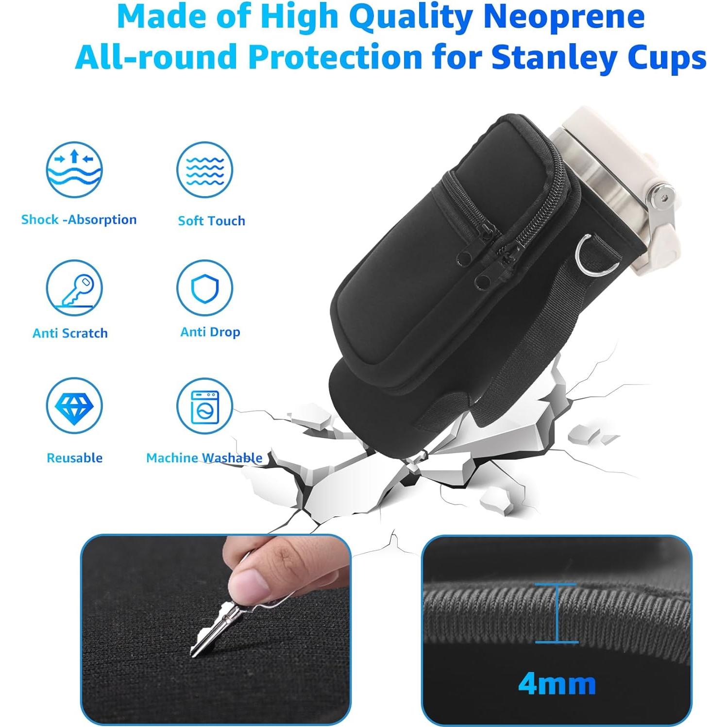 Funda Neopreno Stanley IceFlow 30oz con Correa Ajustable