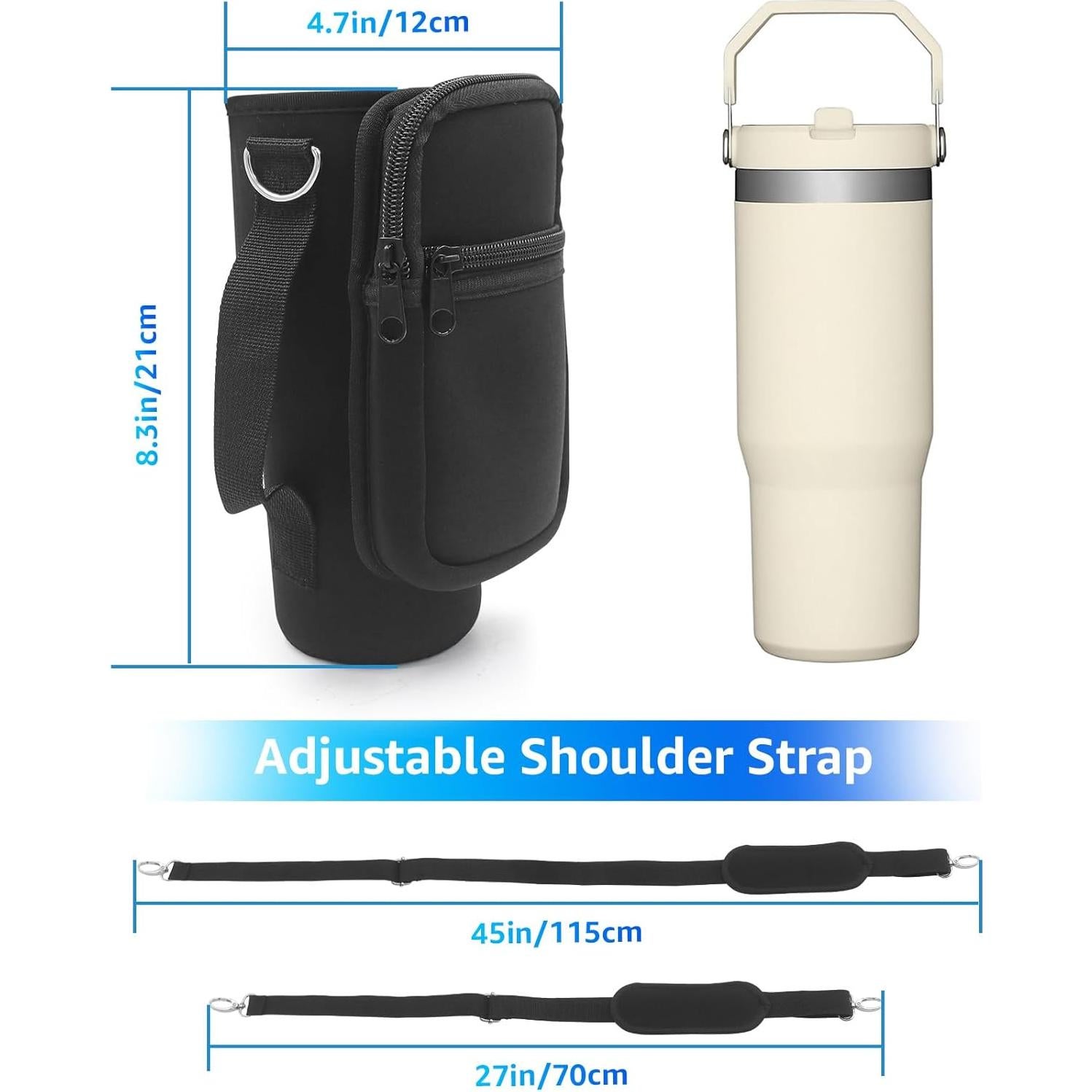 Funda Neopreno Stanley IceFlow 30oz con Correa Ajustable