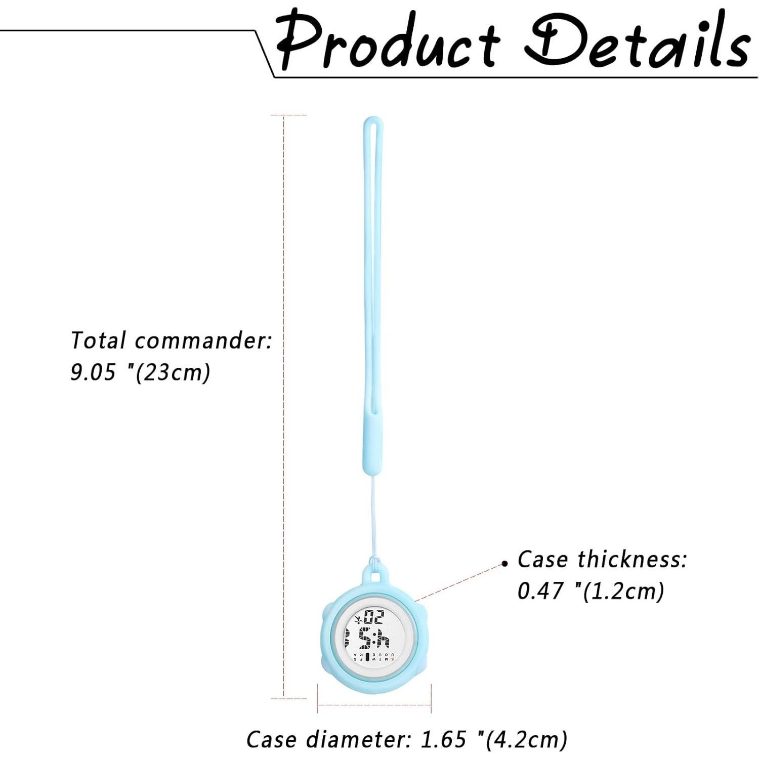 Reloj Digital Ibohevo para Enfermeras con Cronómetro y Calendario