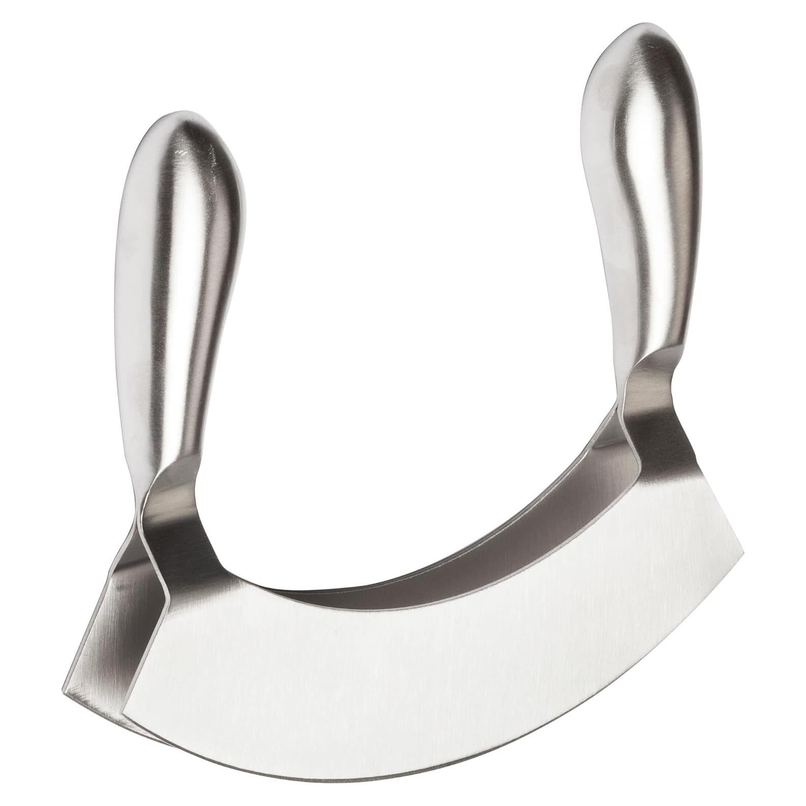 Winco Stainless Steel double blade chopper,Silver
