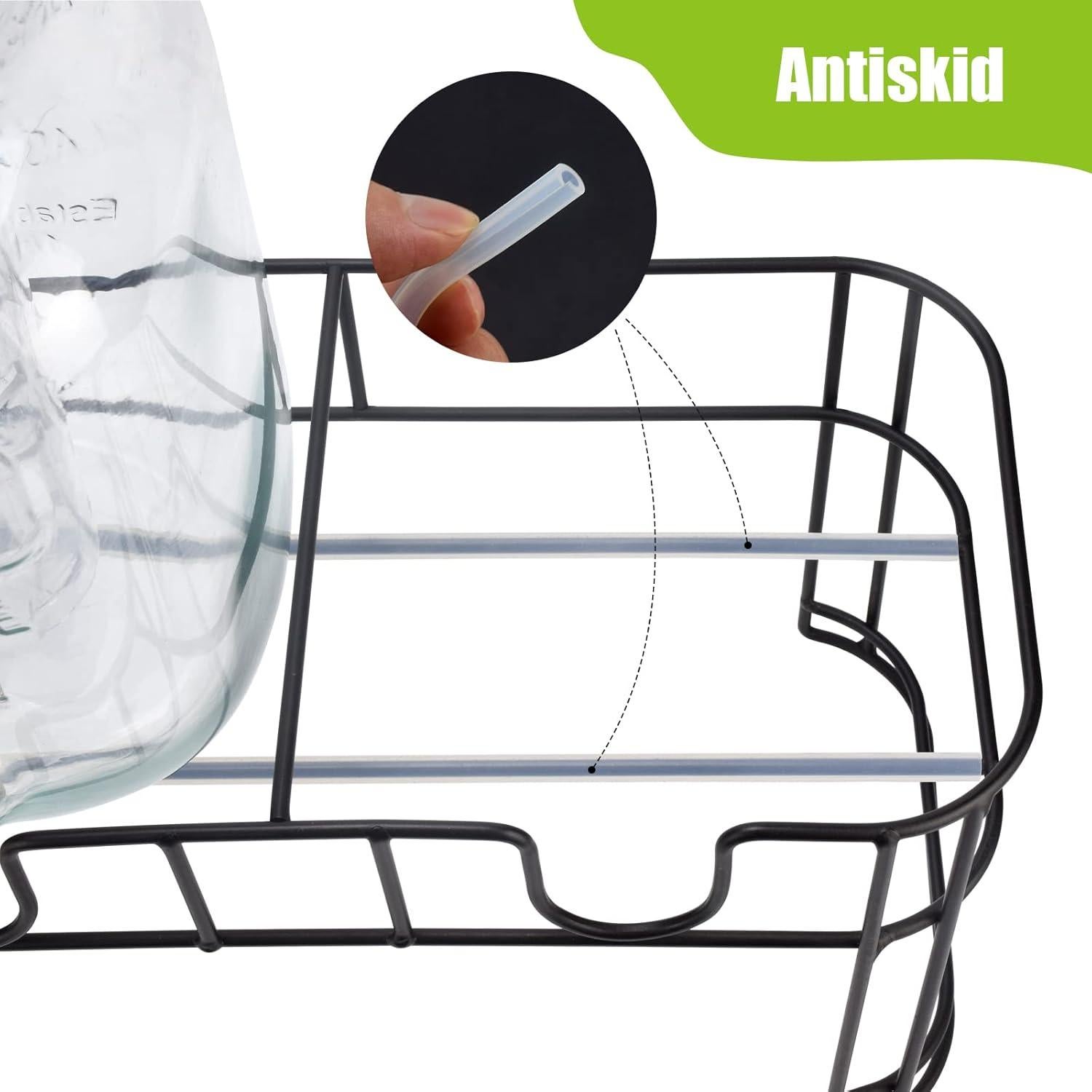 Dispensadores de Bebidas de Vidrio DD&HAPP 1 Galón 2 Pack