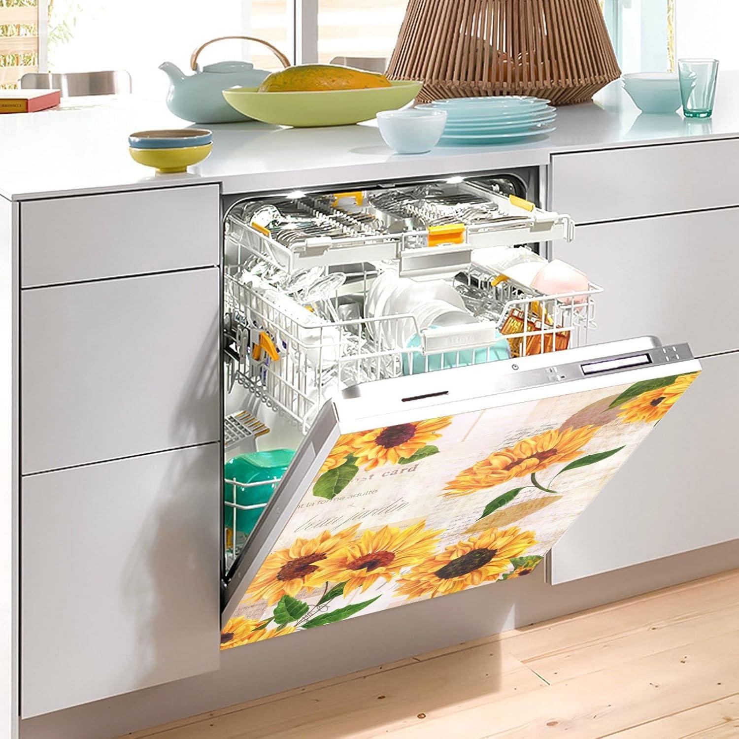 Cubierta Magnética JUMBEAR para Lavavajillas 58x66 cm Amarillo