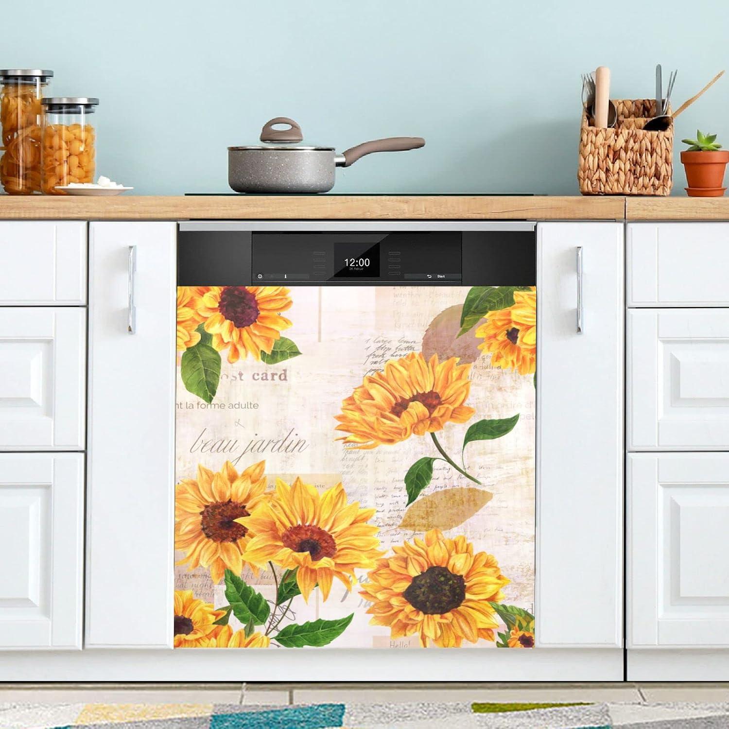 Cubierta Magnética JUMBEAR para Lavavajillas 58x66 cm Amarillo