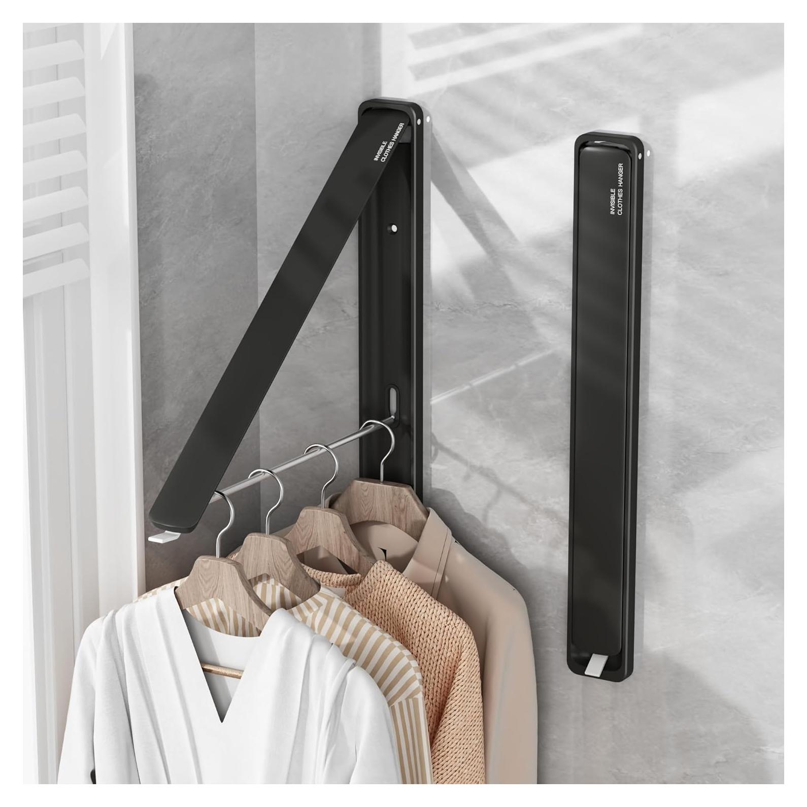 Estante Plegable para Secar Ropa Dancrul Negro 27.2 kg