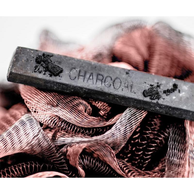 Esponja de Espalda Loofah Toem con Mango Largo 43 cm Rosa Claro