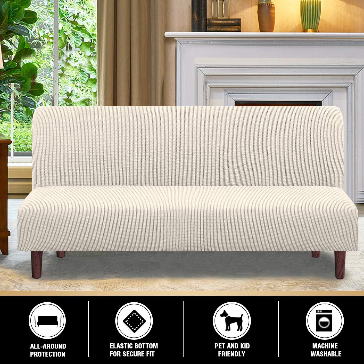 Cubierta de Futón PrinceDeco Beige Biscotti 80x216 cm