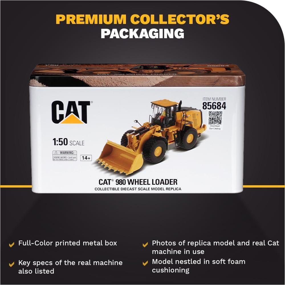 Cargadora de Ruedas Caterpillar 980 Diecast Masters 1:50