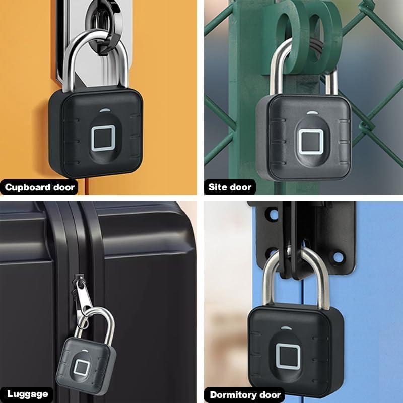 Candado de Combinación por Huella Dactilar YOKEYS Negro