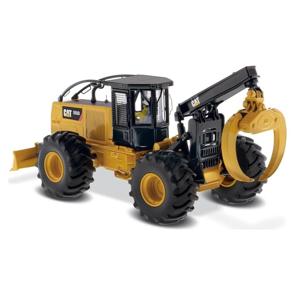 Diecast Masters 1/50 Caterpillar 555D Wheel Skidder - Modelo Coleccionable