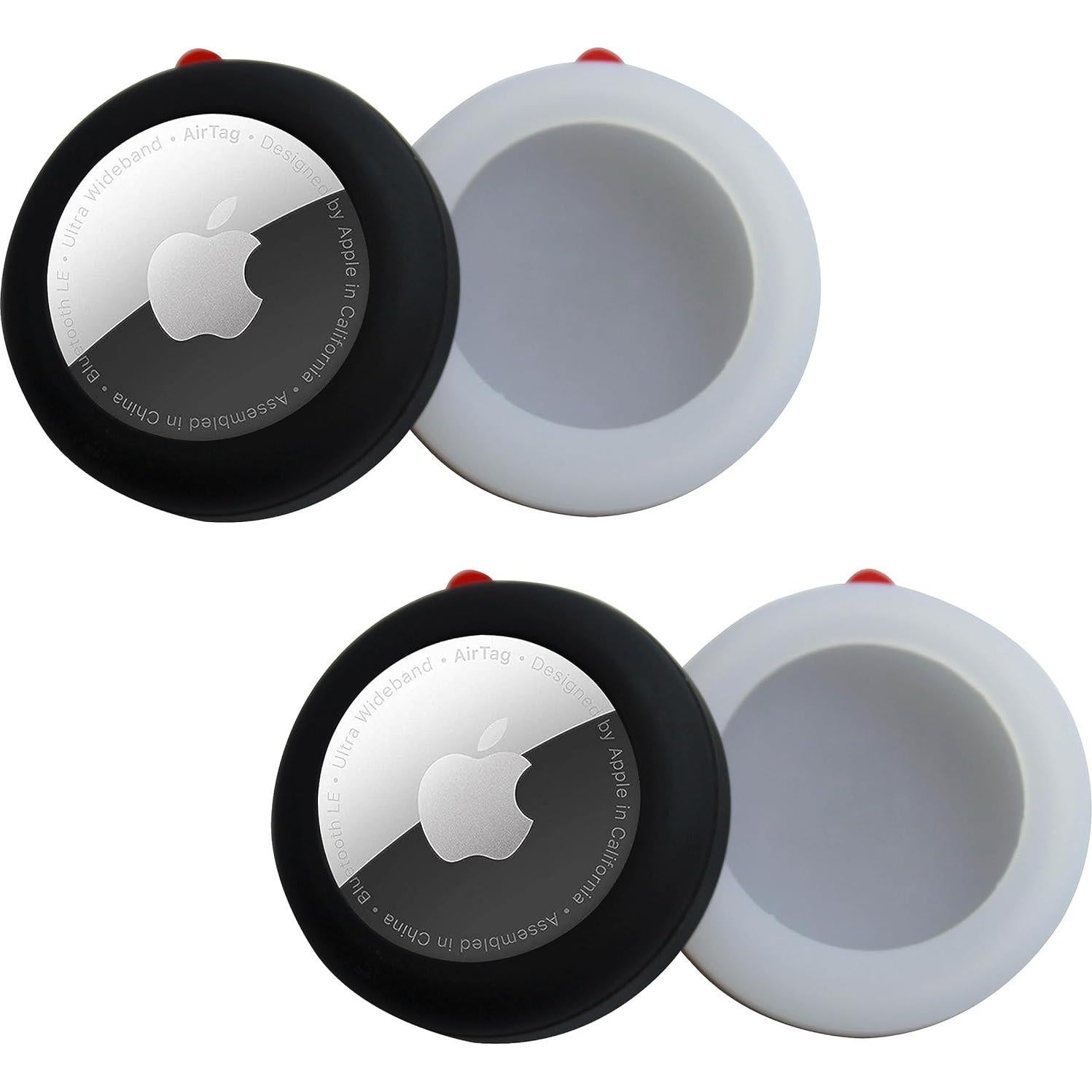 Funda de Silicona Echinff para AirTag - Paquete de 4 Unidades