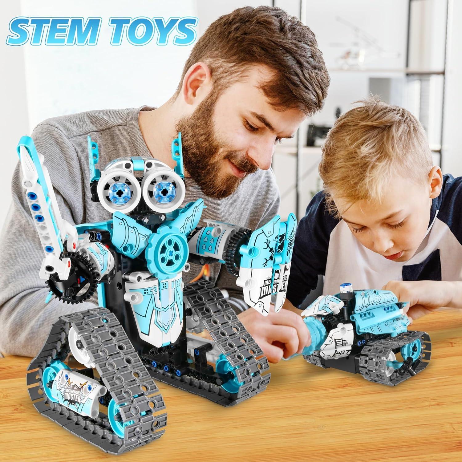 Kit de Construcción de Robots STEM QIHUI 8028 para Niños 6-12 Años