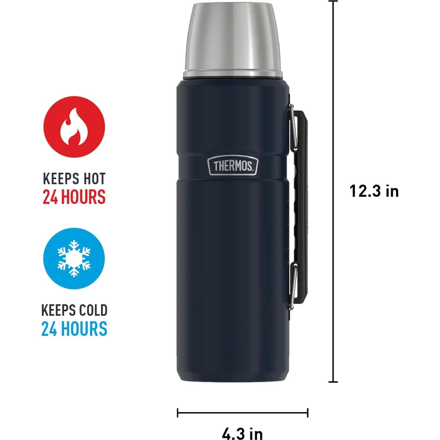 Botella Térmica THERMOS 2.5L Acero Inoxidable Azul