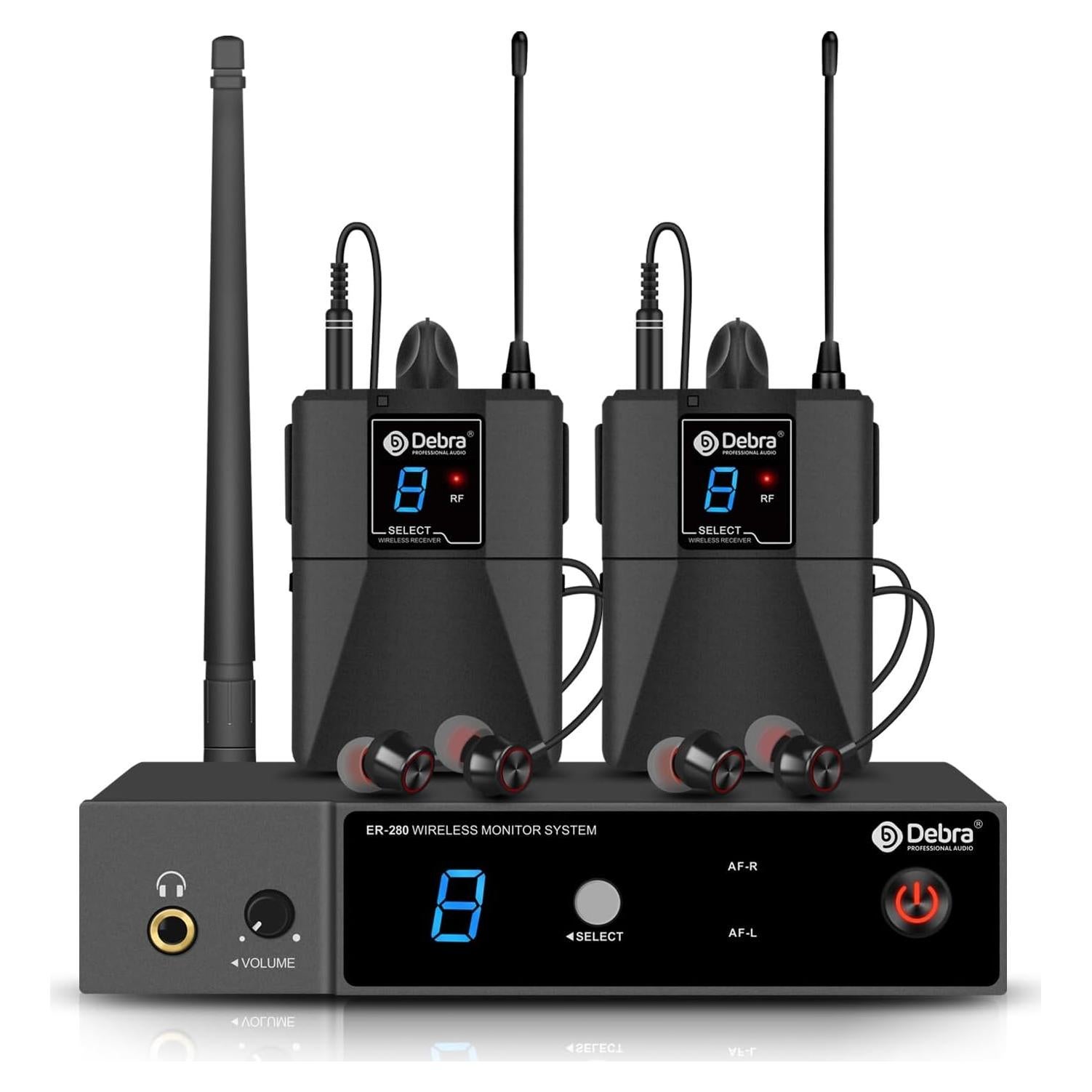 Sistema de Monitoreo Inalámbrico D Debra ER-280 con 2 Receptores