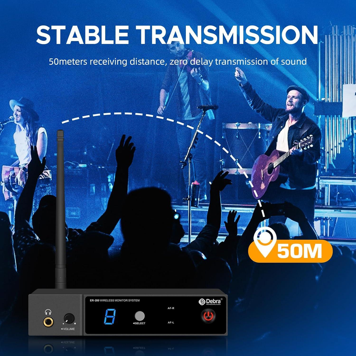 Sistema de Monitoreo Inalámbrico D Debra ER-280 con 2 Receptores