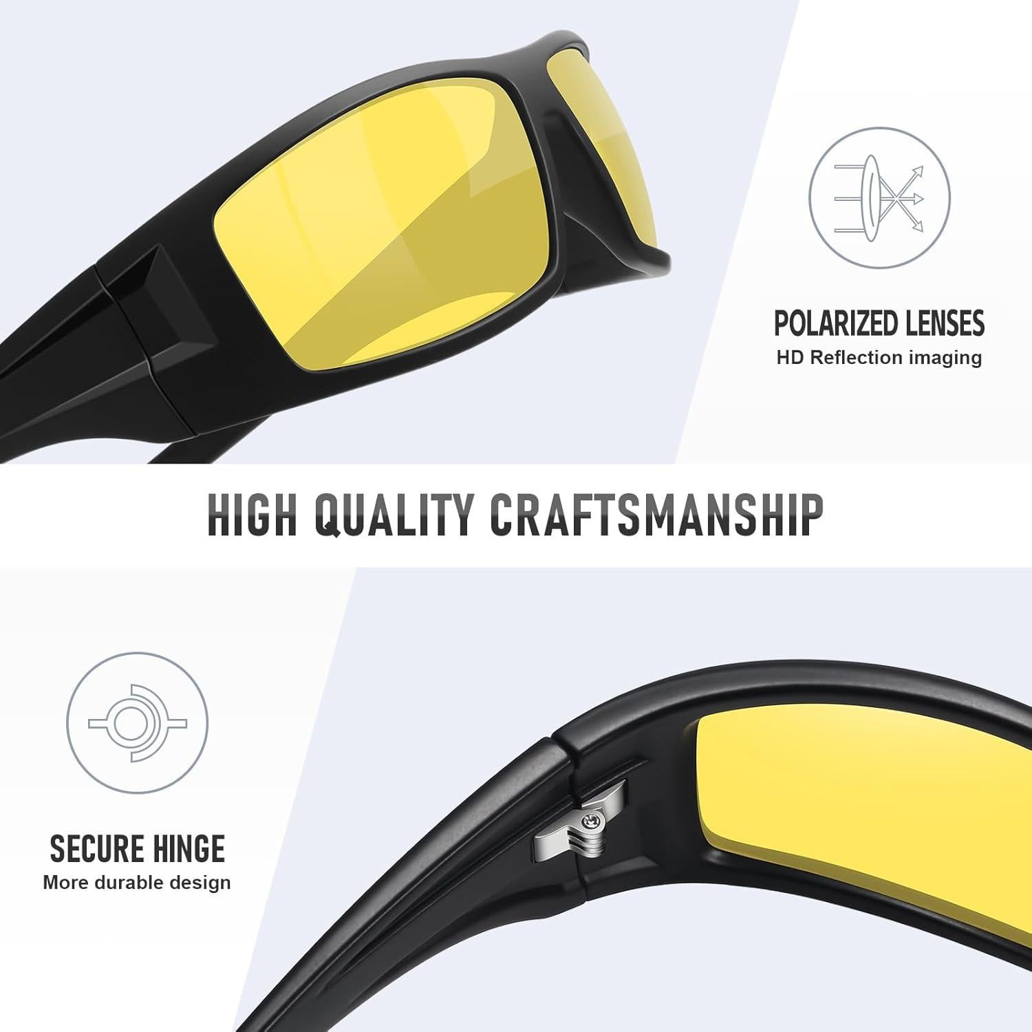 Gafas de sol deportivas OFWIN polarizadas UV400 para ciclismo