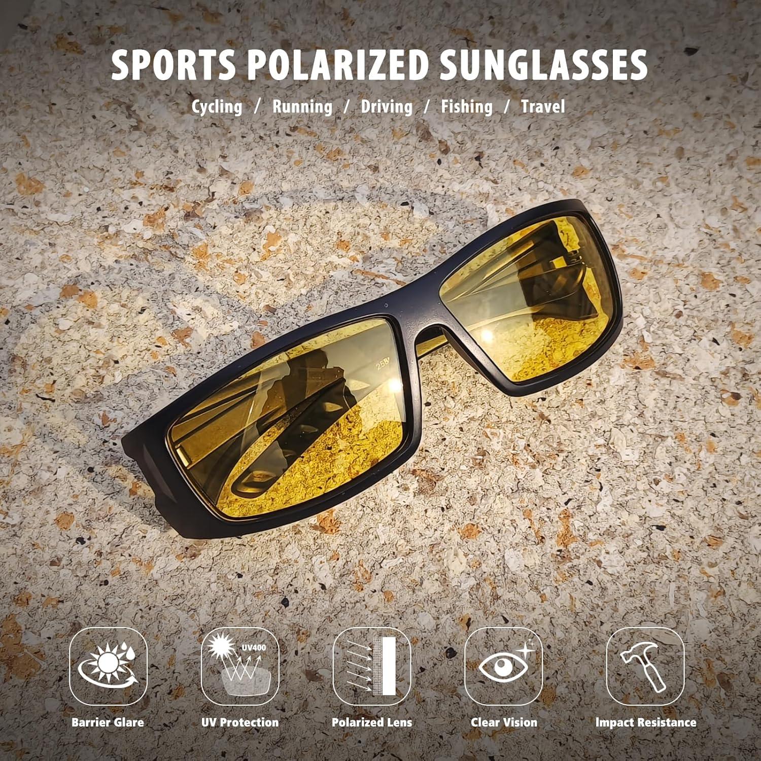 Gafas de sol deportivas OFWIN polarizadas UV400 para ciclismo