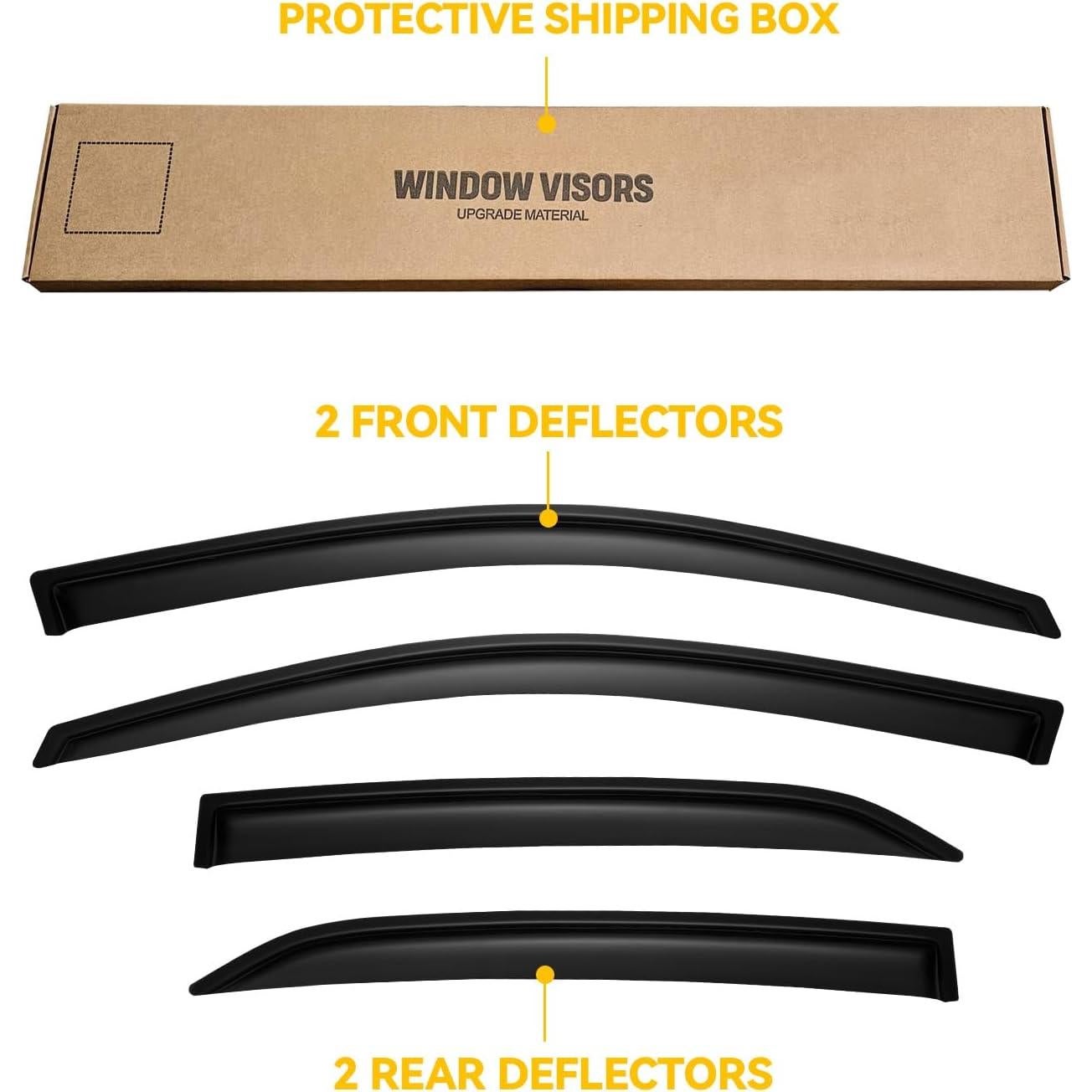 Viseras de Ventana CMVT Auto para Toyota Corolla 2009-2013