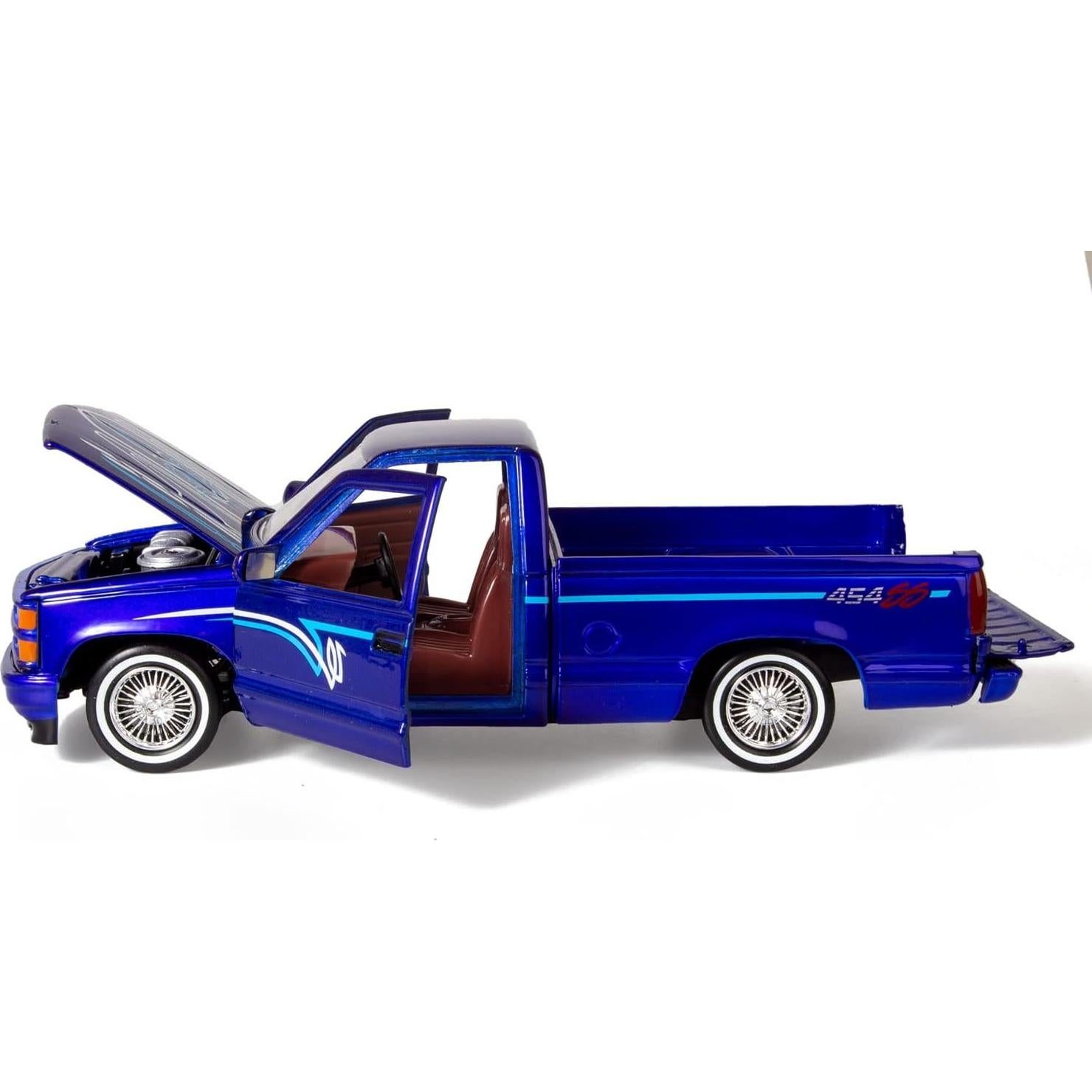 Camión Pickup 1992 Chevy 454SS Lowrider Motormax 1/24