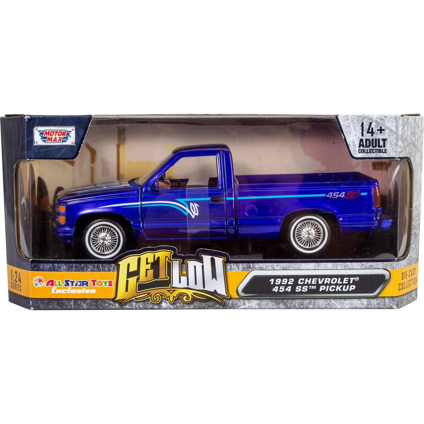 Camión Pickup 1992 Chevy 454SS Lowrider Motormax 1/24