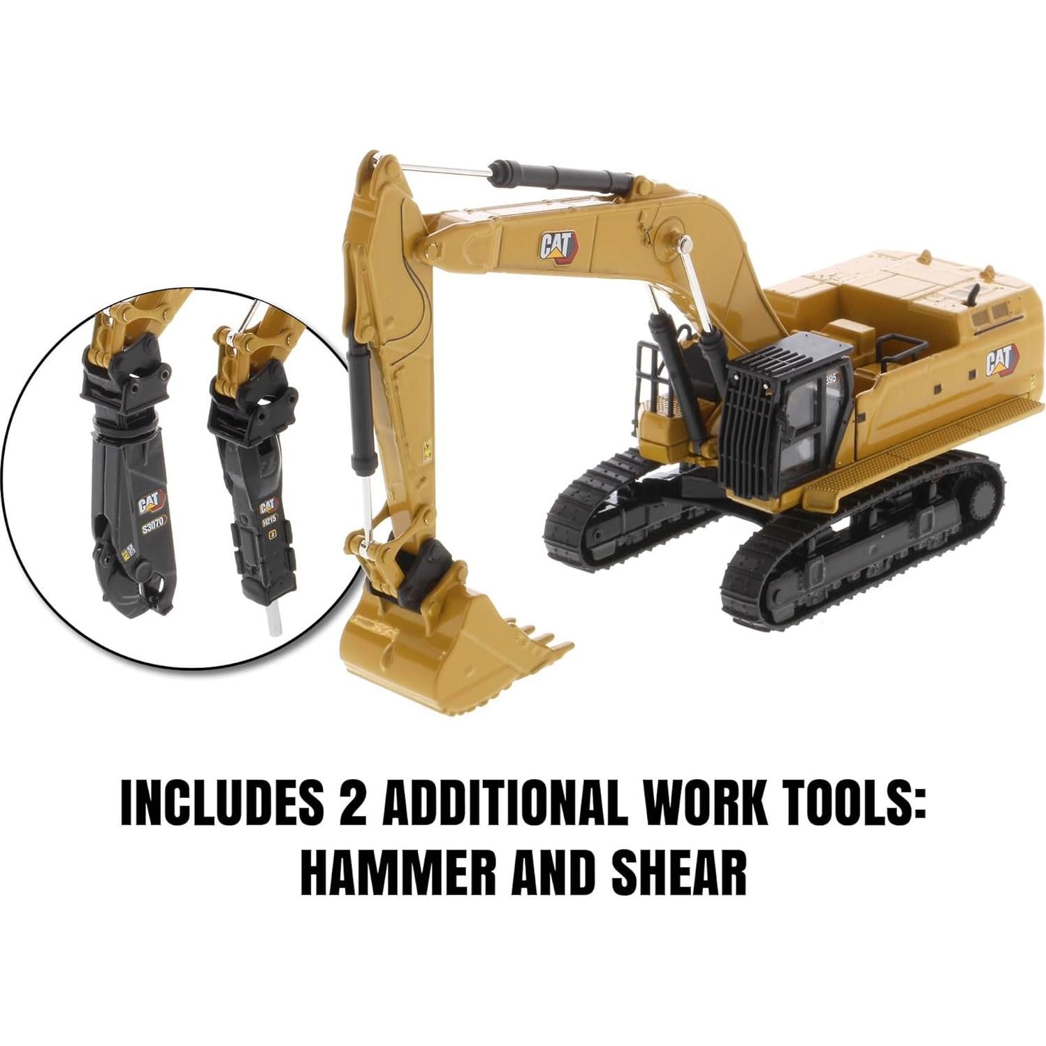 Excavadora Hidráulica Caterpillar 395 Diecast Masters 1:87