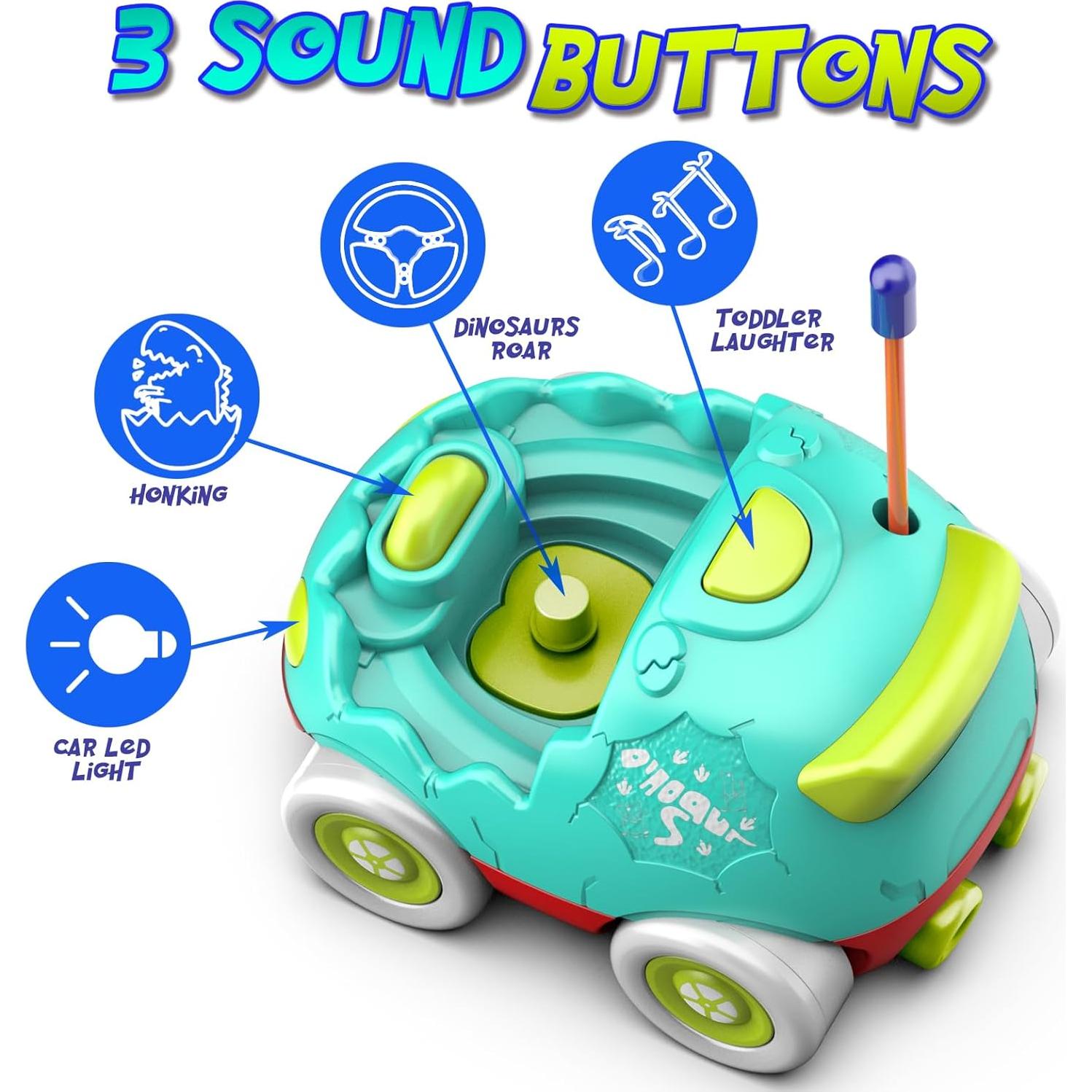 Coche de Control Remoto Dinosaurio AEROQUEST - Paquete de 2