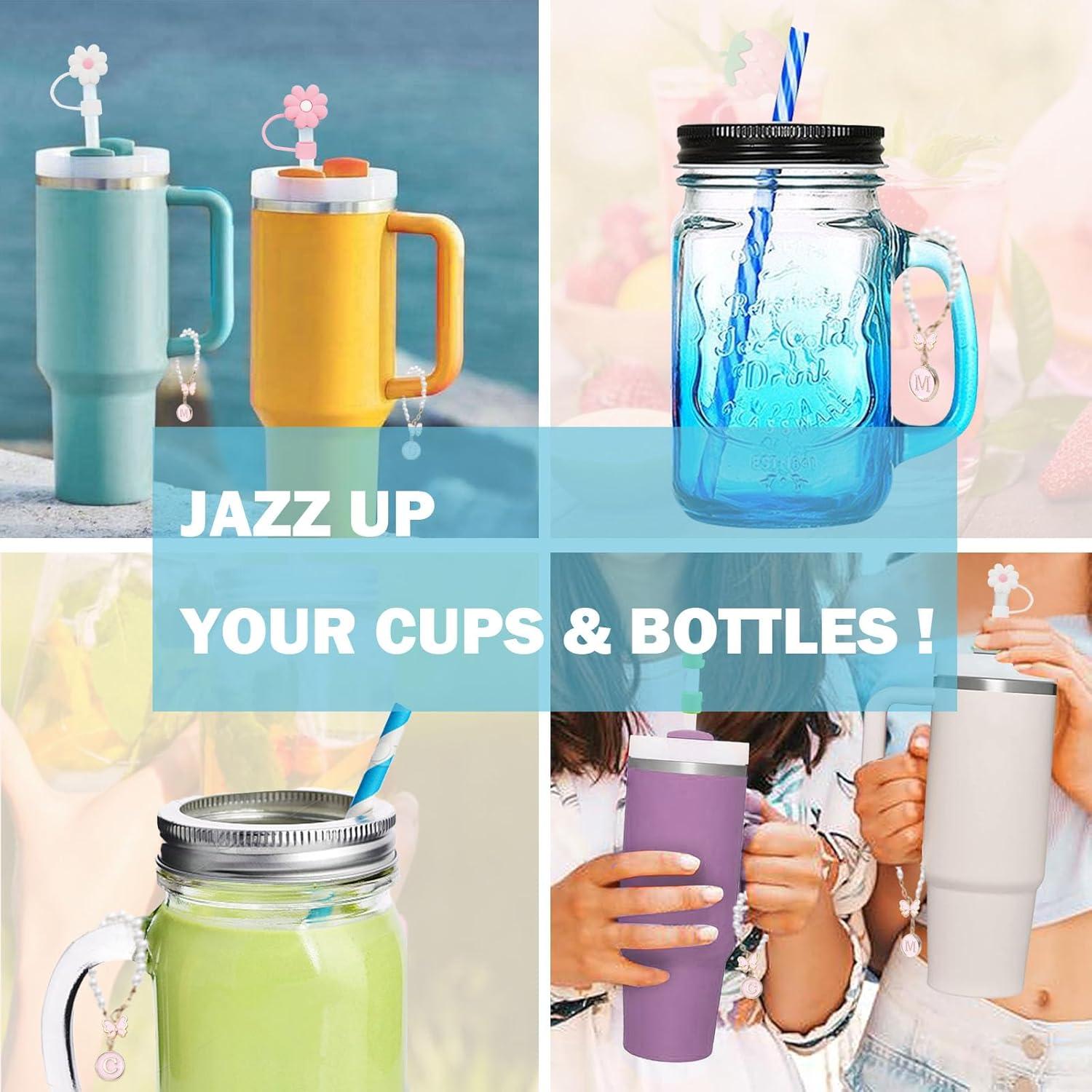 Cadena de Perlas Personalizada para Tazas LUHOHI Letra M