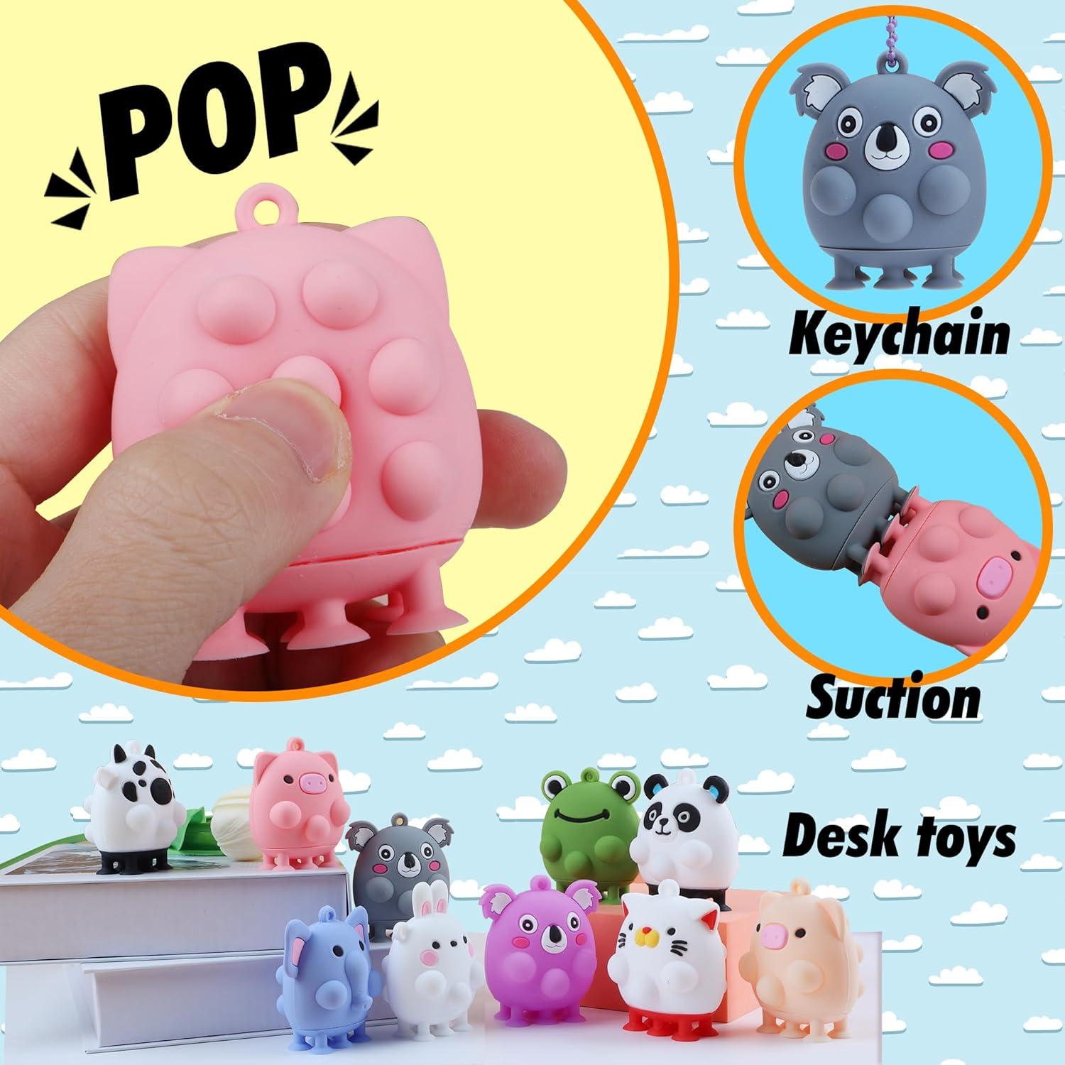 24 Juguetes de Succión de Animales ChildFun - Antiestrés