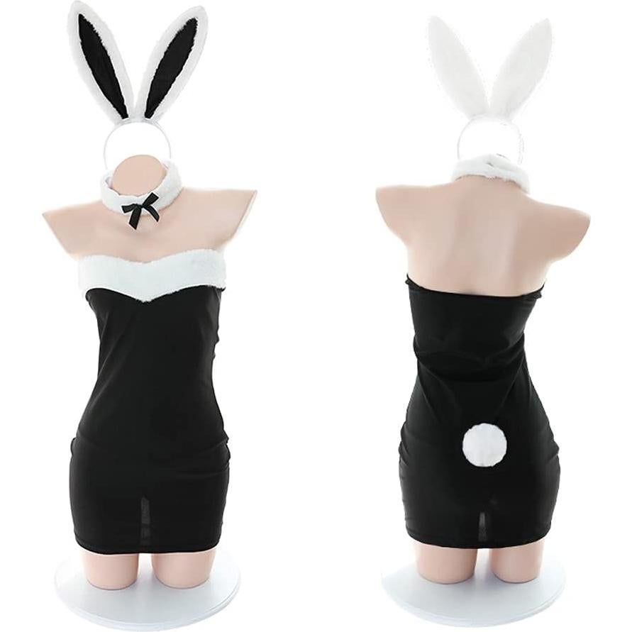 Conjunto Disfraz Conejita Sexy SINROYEE Lencería Mujer Talla Única