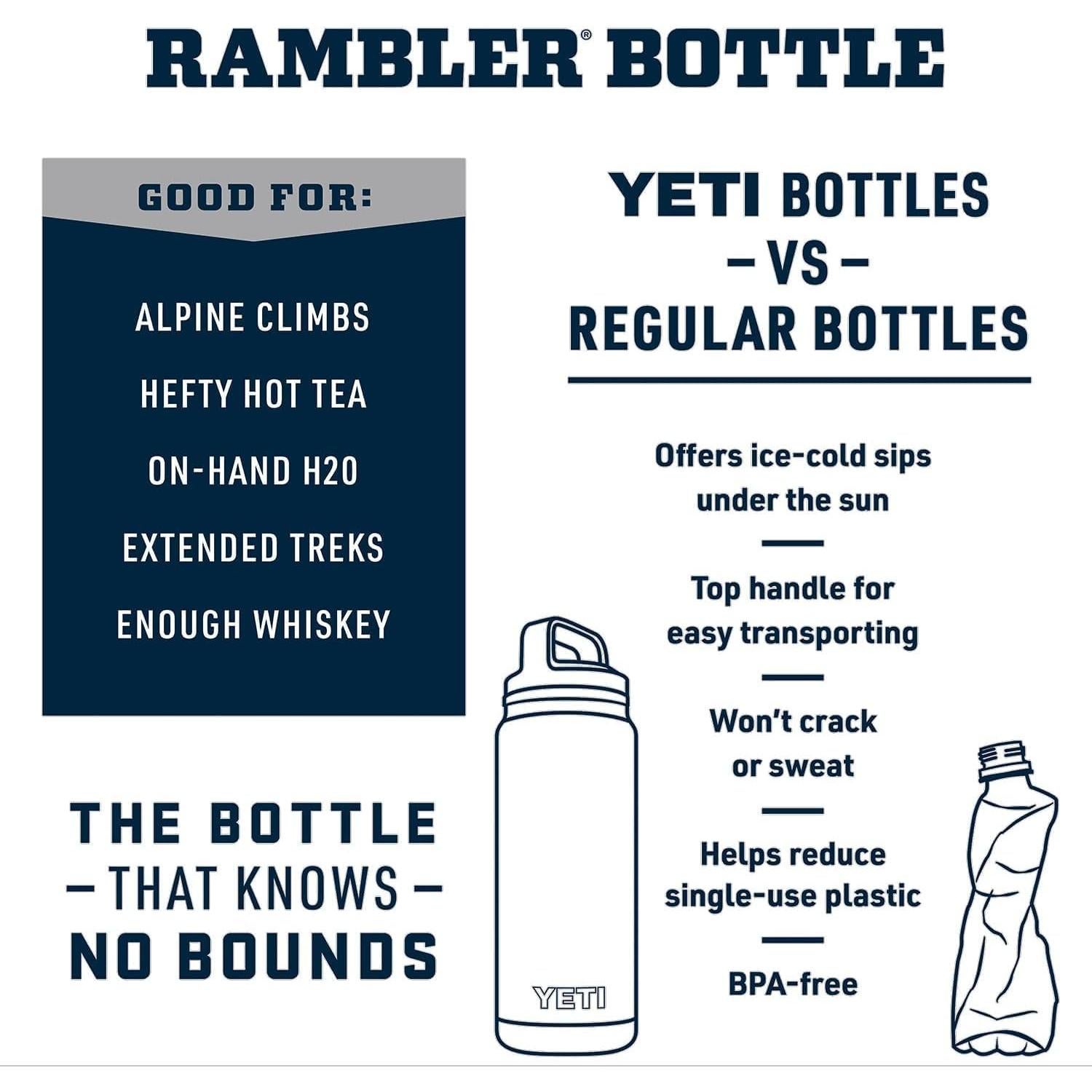 Botella YETI Rambler 1.89L Aislada Acero Inoxidable Rojo