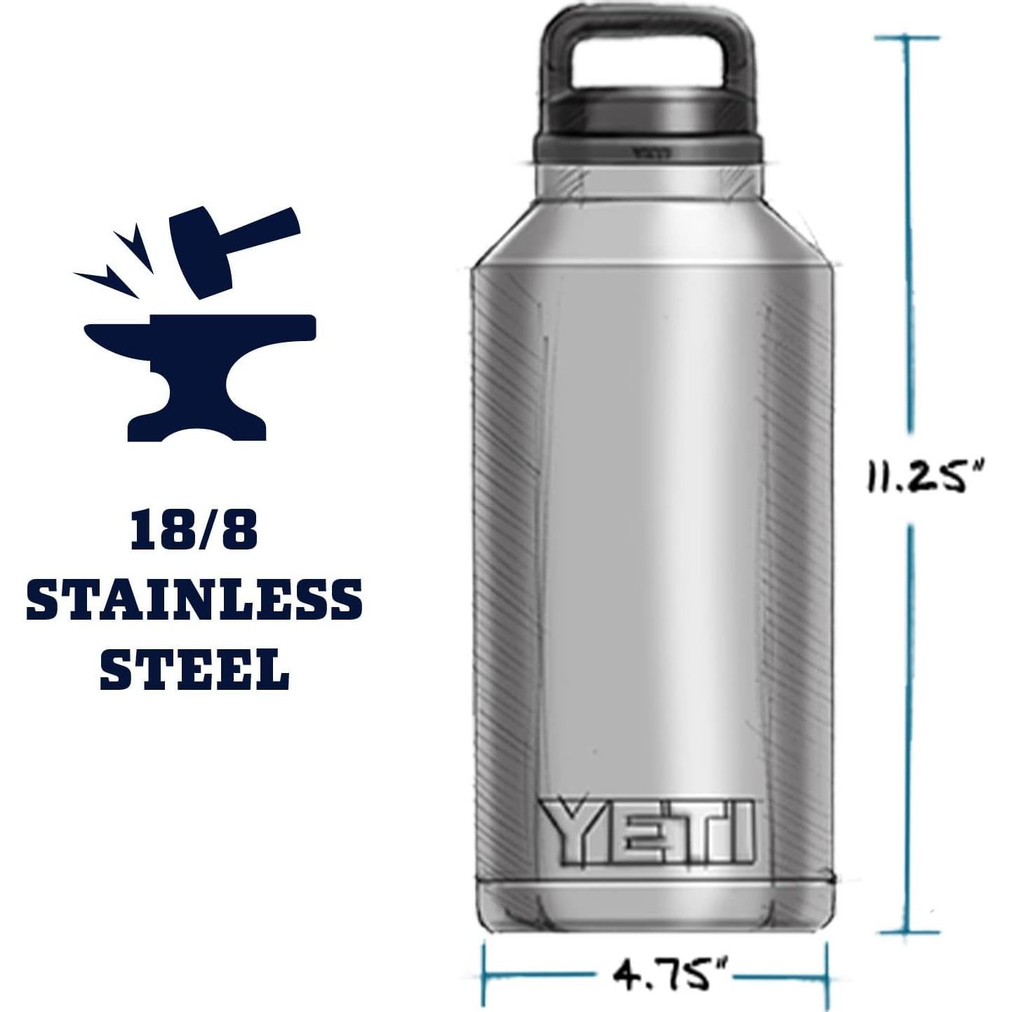 Botella YETI Rambler 1.89L Aislada Acero Inoxidable Rojo