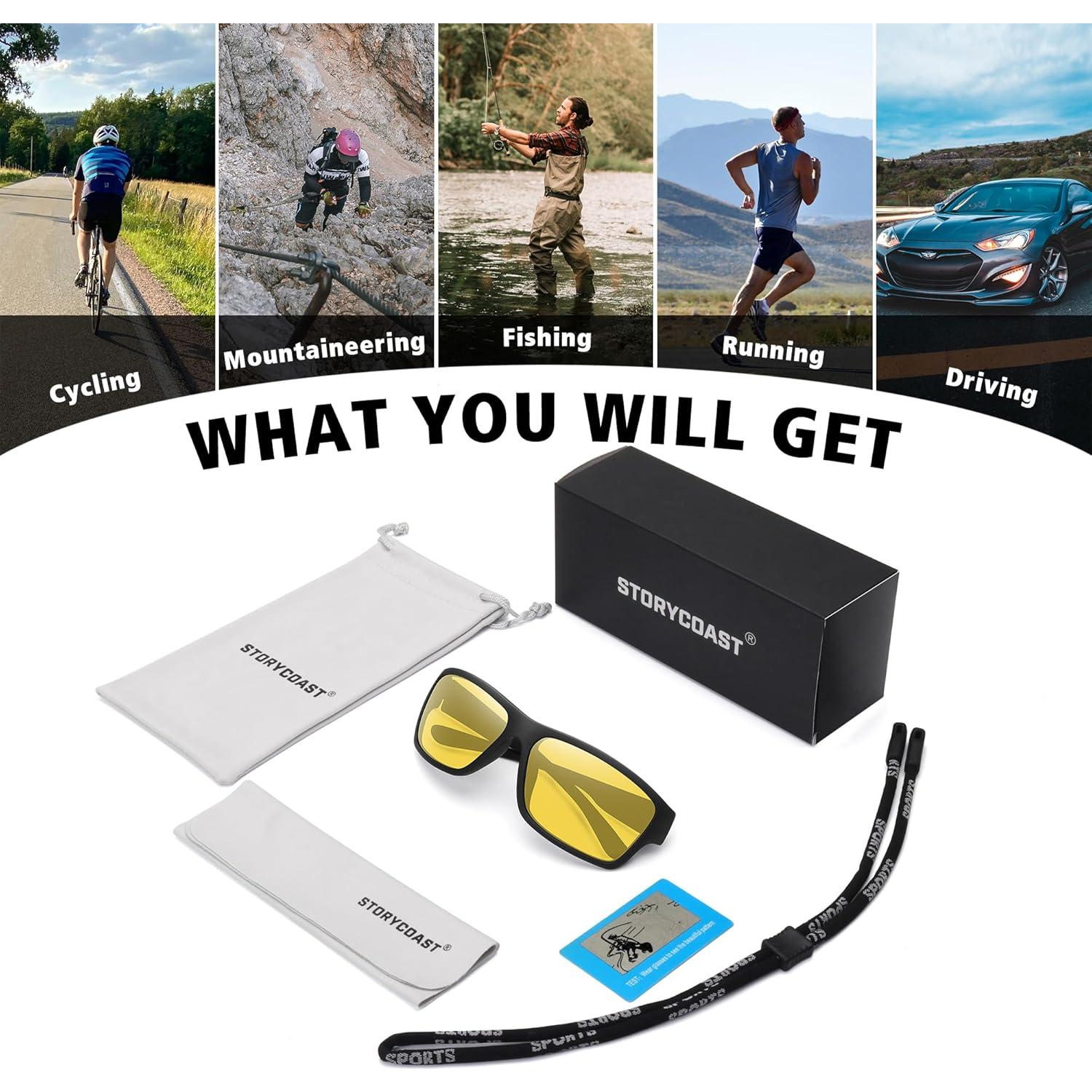 Gafas de sol polarizadas STORYCOAST para ciclismo y deportes