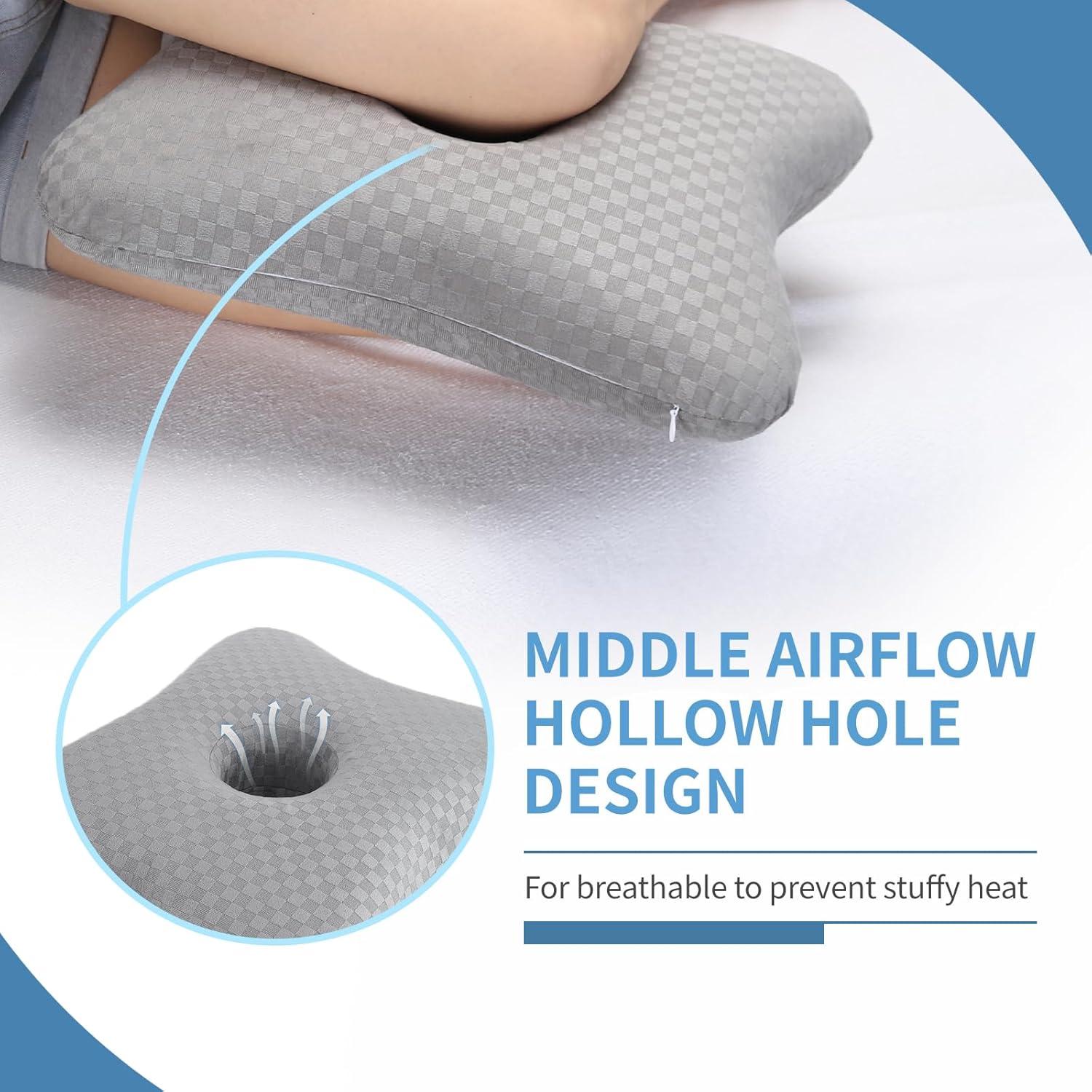 Almohada para Rodillas wuwumiline Espuma Viscoelástica 40.64x33.02cm