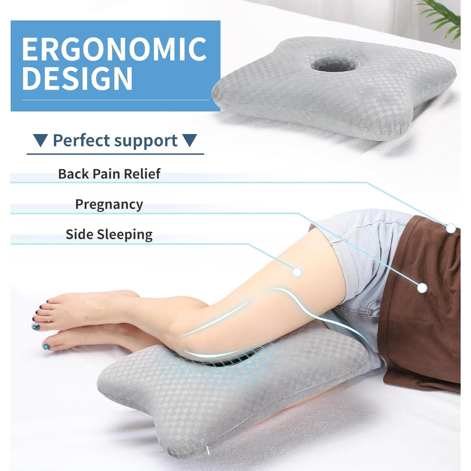 Almohada para Rodillas wuwumiline Espuma Viscoelástica 40.64x33.02cm