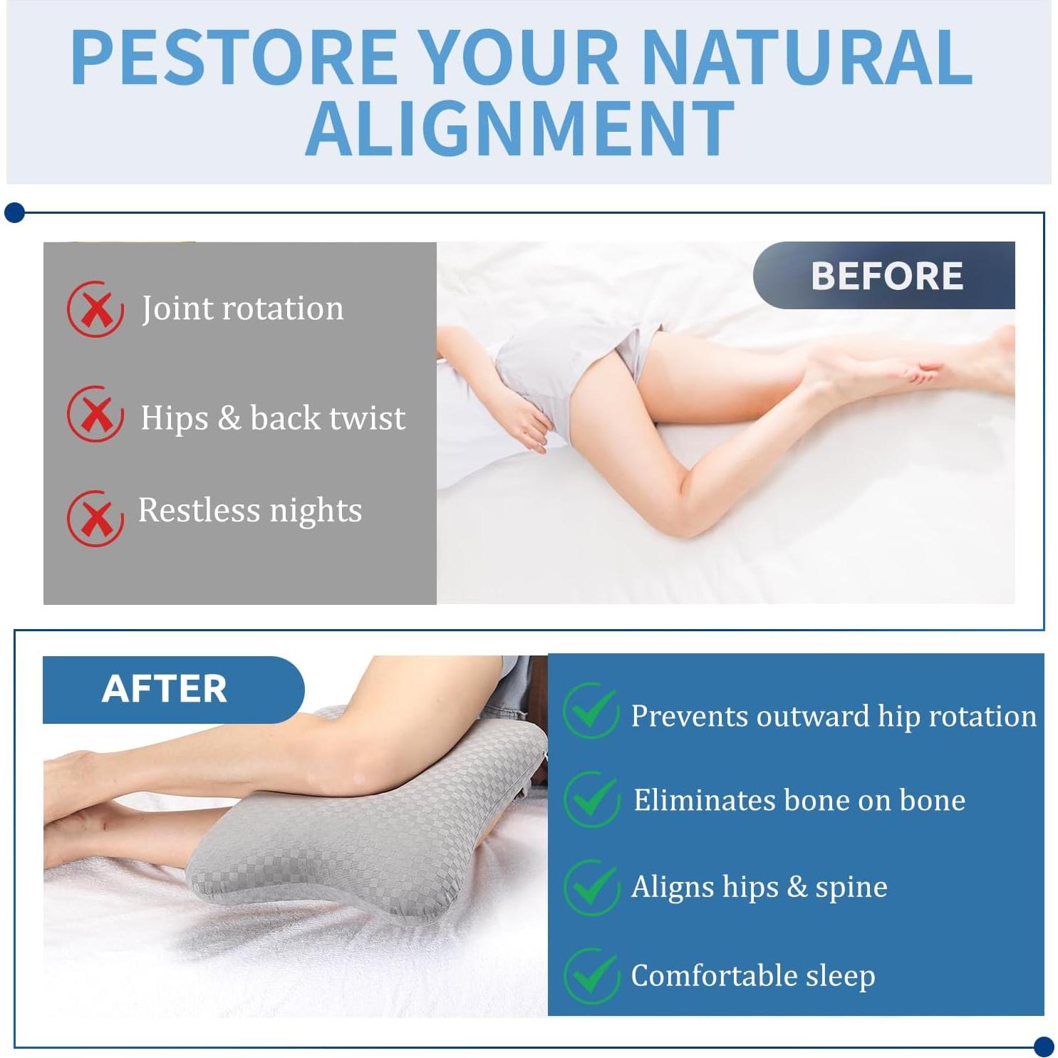 Almohada para Rodillas wuwumiline Espuma Viscoelástica 40.64x33.02cm