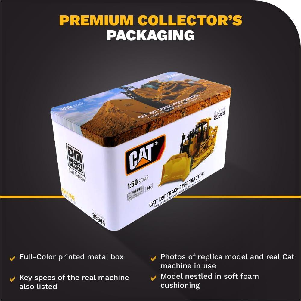 Tractor de Oruga D9T Diecast Masters 1:50 con Detalles