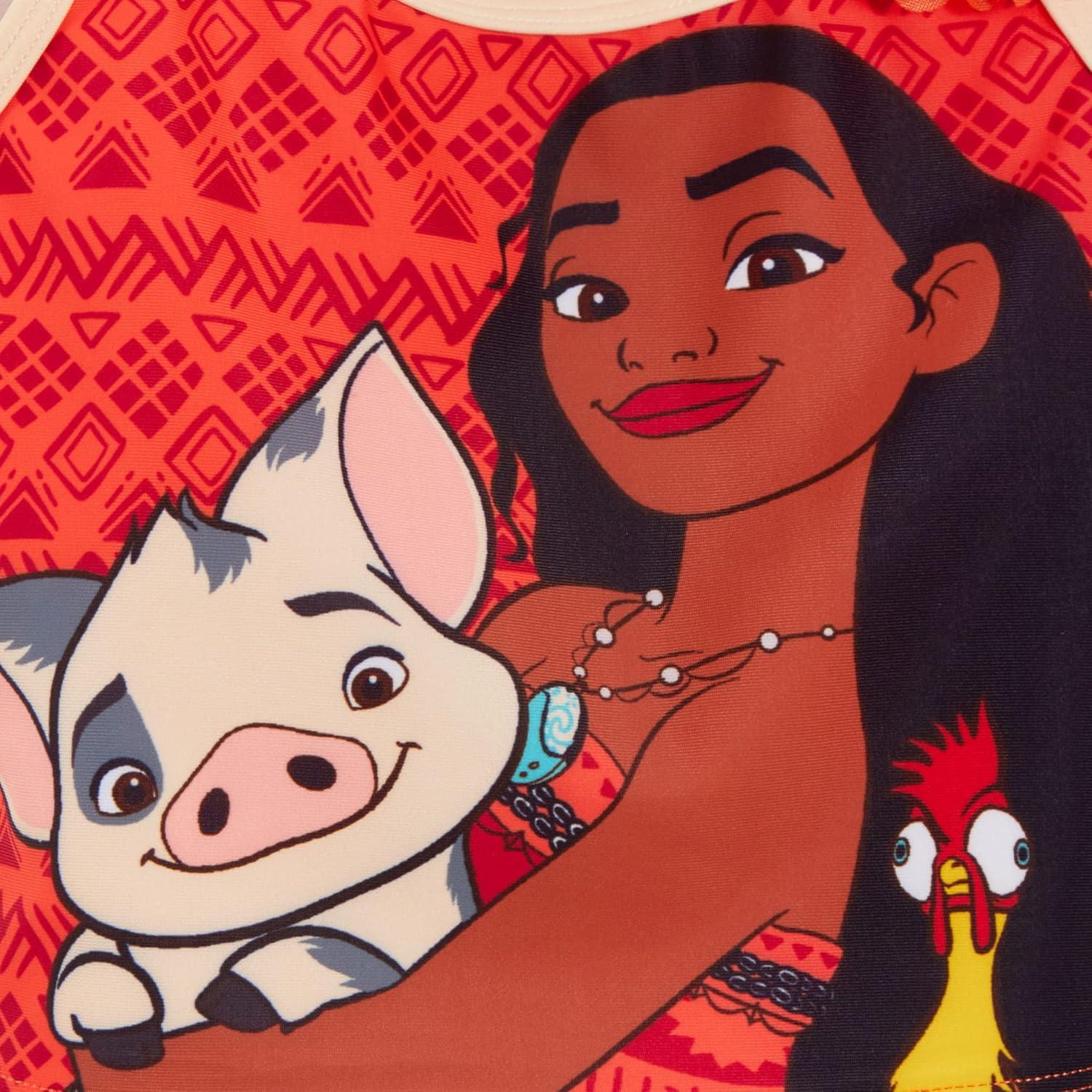 Tankini Disney Moana Niñas 2 Piezas Traje de Baño Deluxe