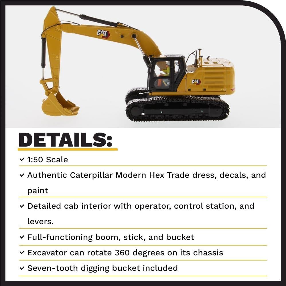 Excavadora Hidráulica Caterpillar 330 Diecast Masters 1:50