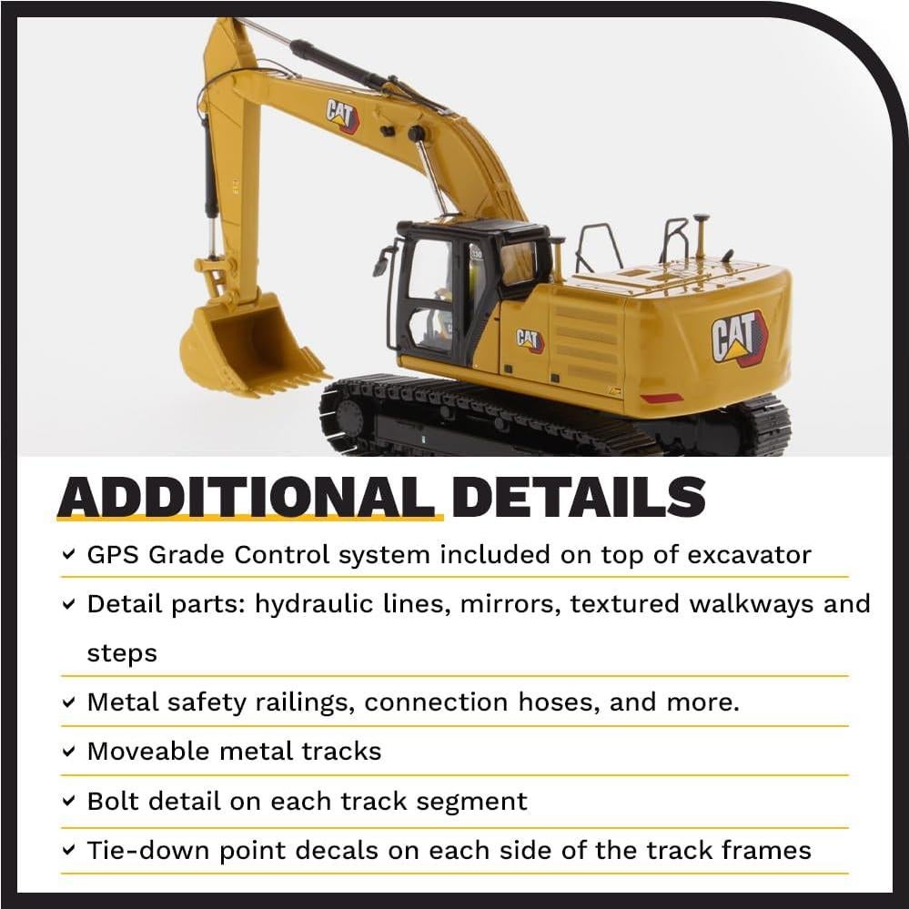 Excavadora Hidráulica Caterpillar 330 Diecast Masters 1:50