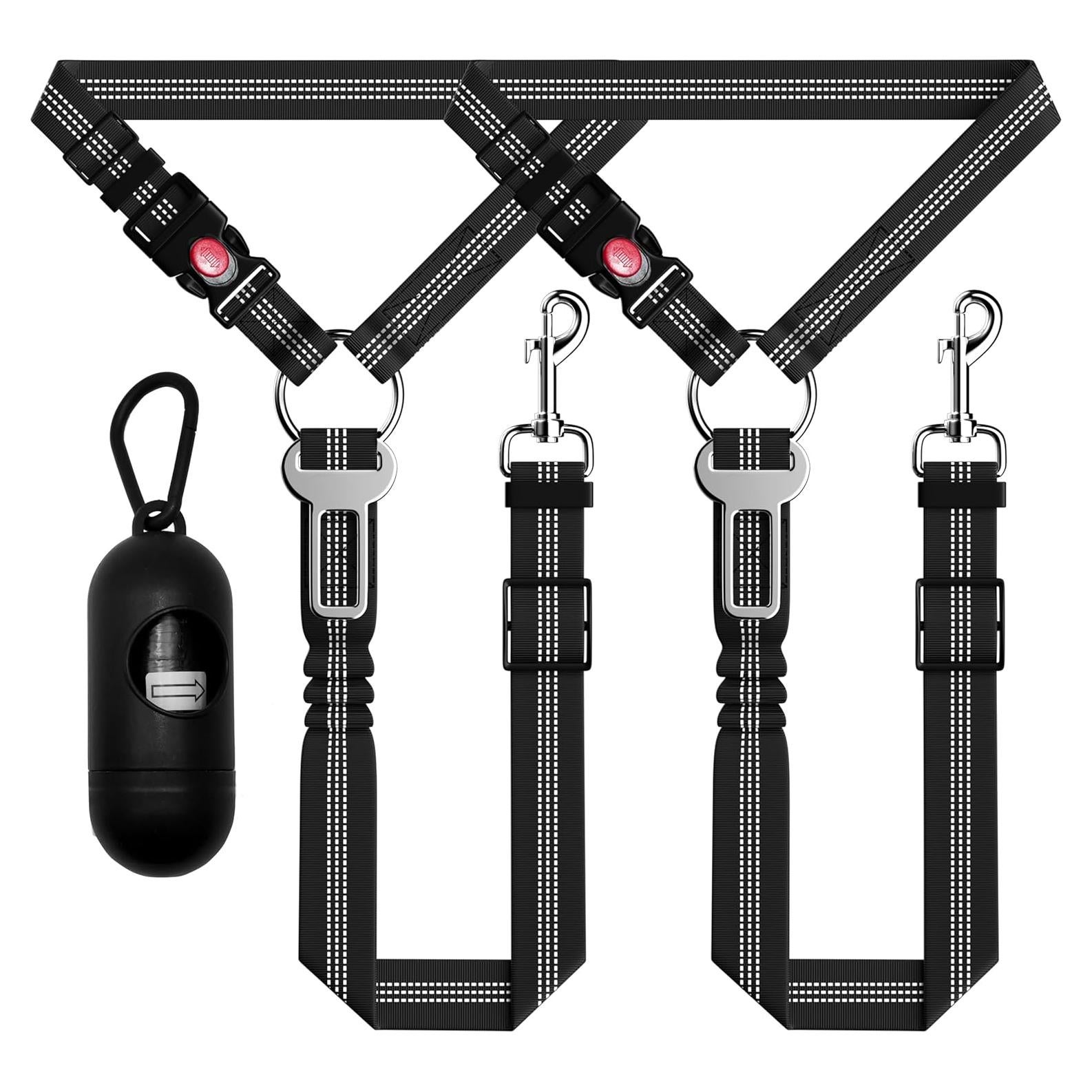 Cinturón de Seguridad para Perros Seyezo - Arnés Ajustable Reflectante