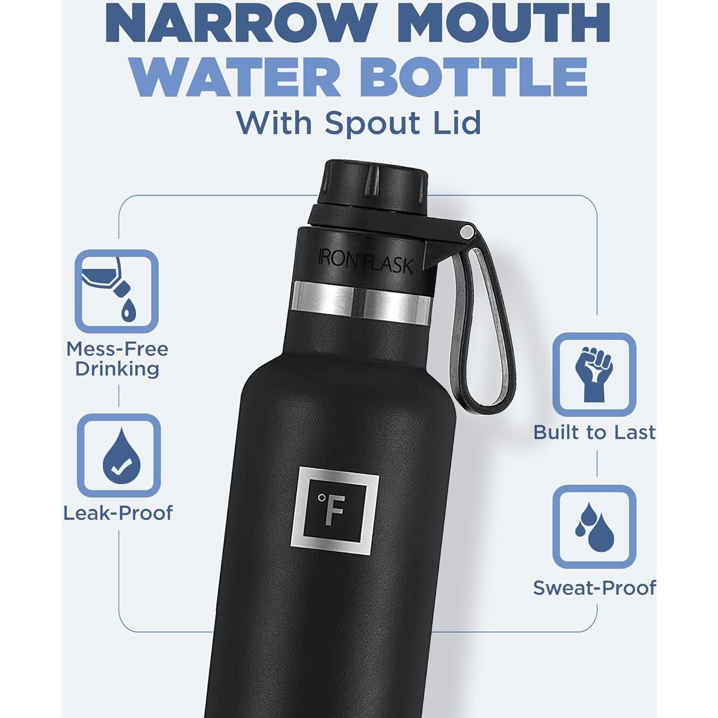 Cantimplora IRON °FLASK 0.71L Acero Inoxidable Aislada