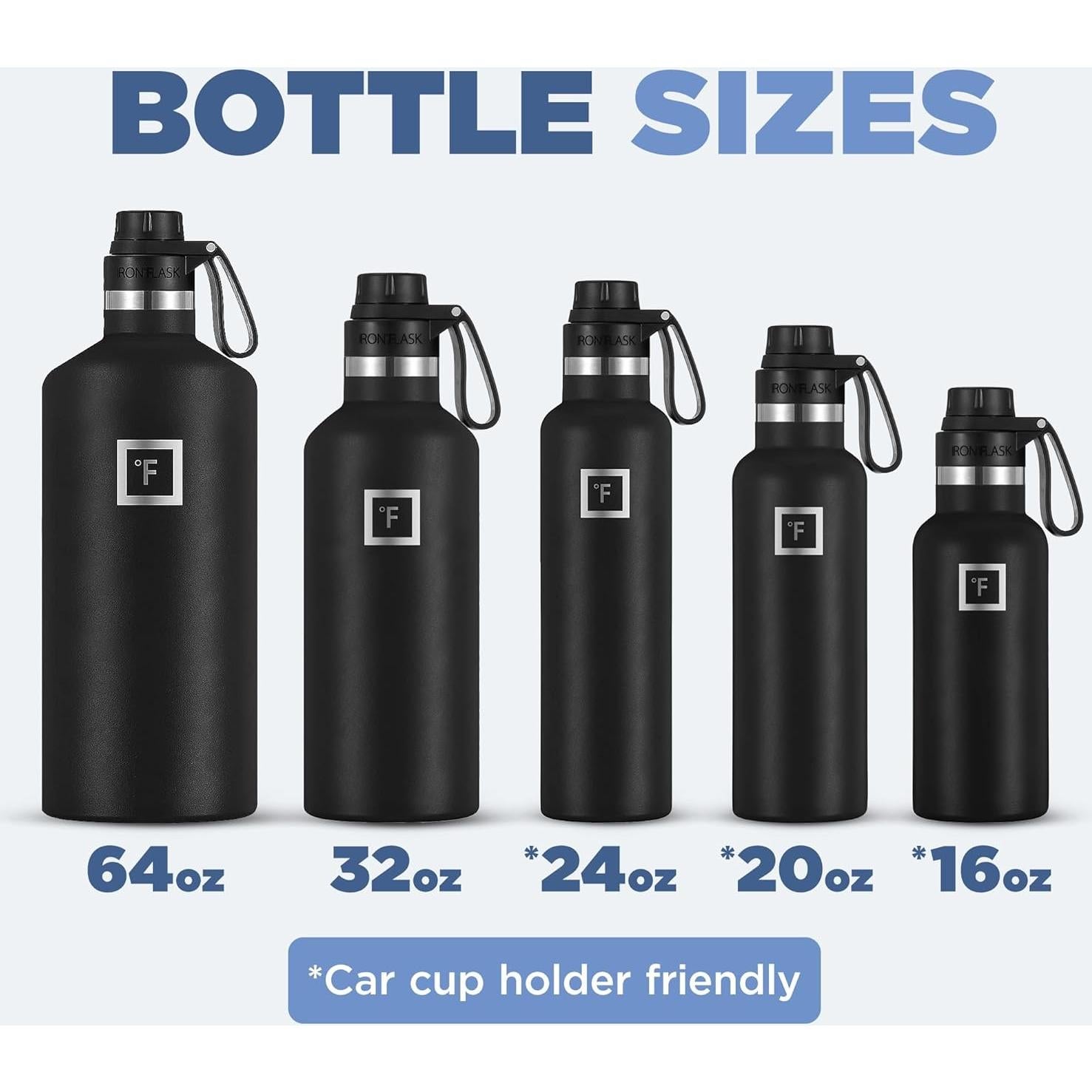 Cantimplora IRON °FLASK 0.71L Acero Inoxidable Aislada