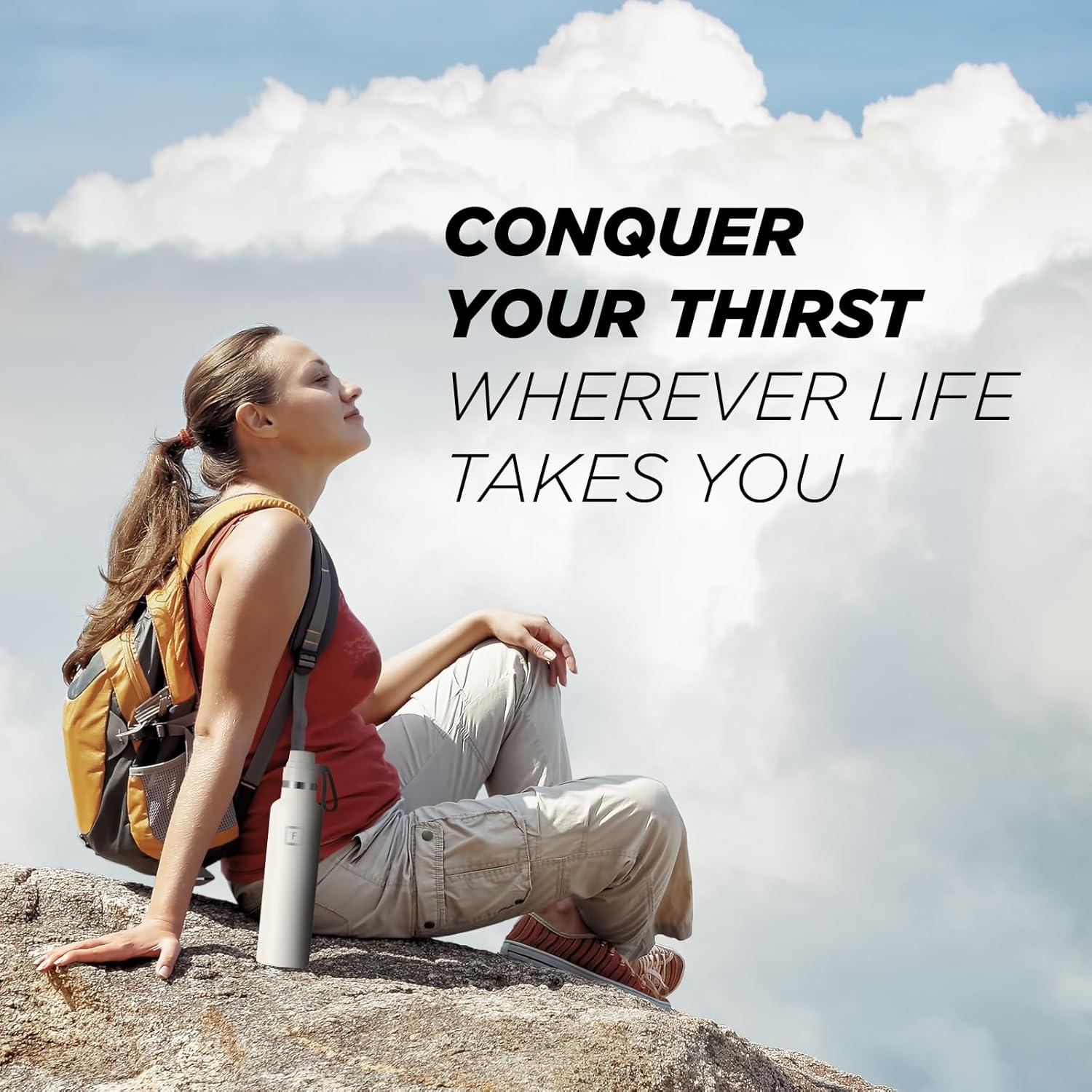 Cantimplora IRON °FLASK 0.71L Acero Inoxidable Aislada