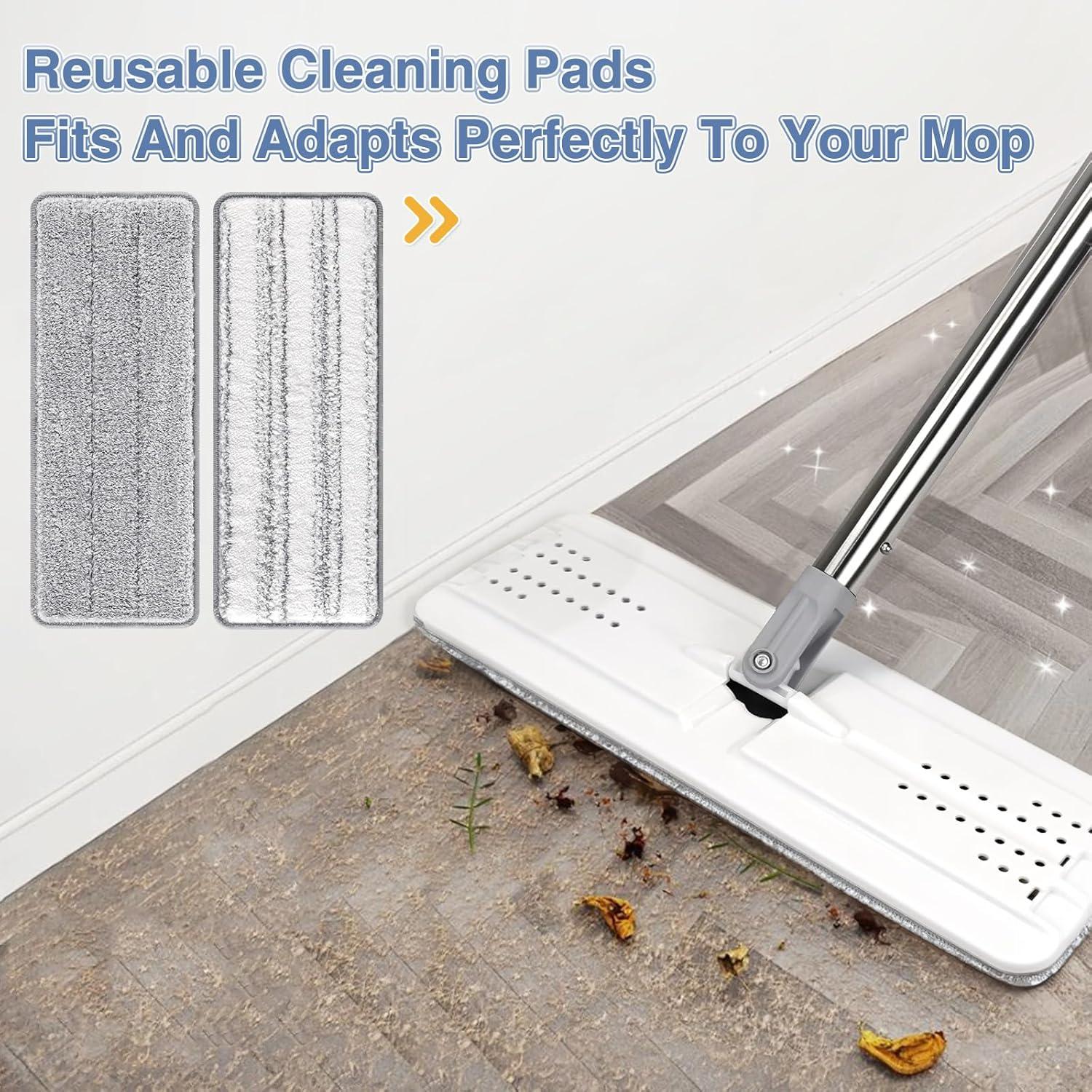 Paños de Repuesto Microfibra Joy-MOOP 33x12.4cm Gris/Raya